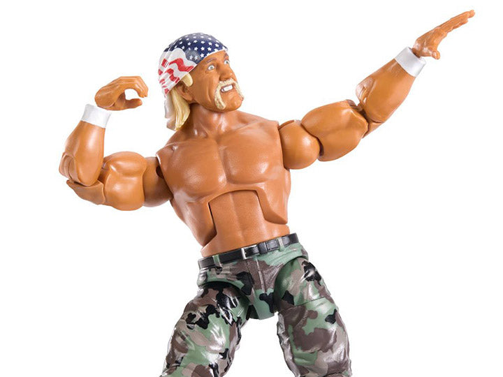 WWE Elite Collection Desert Storm Hulk Hogan Action Figure - Collectible Wrestling Toy for Fans & Display | Perfect for Home Decor, Gift Giving, and WWE Memorabilia Collections