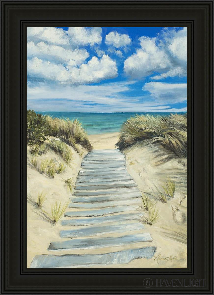 Seaside Decor - Handcrafted Broken Path Mosaic Art Piece for Home & Garden Wall Decor | Perfect for Beach House, Coastal Living Room, or Outdoor Patio