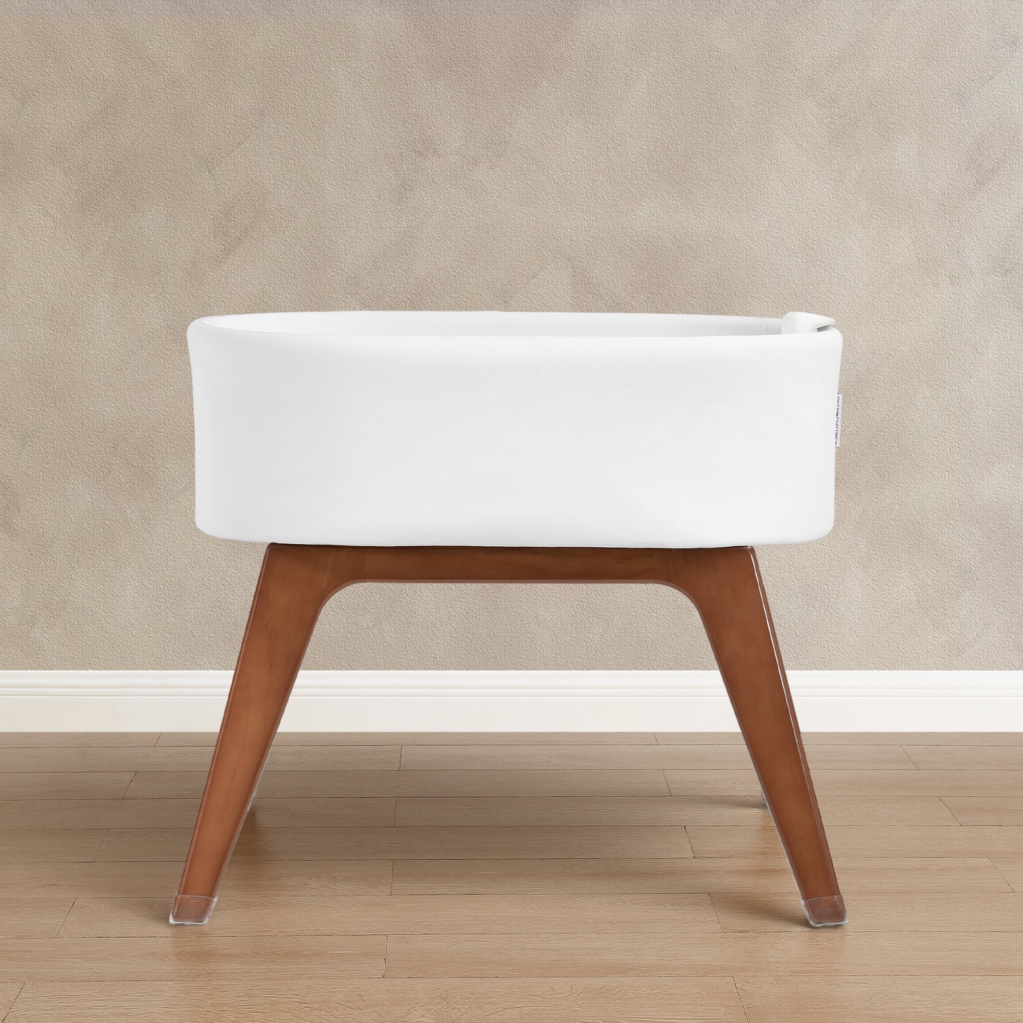 Smart Auto Glide Baby Bassinet with Cry Detection & Bluetooth - Wireless Nursery Bed for Newborns - Perfect for Nighttime Soothing and Hands-Free Parenting
