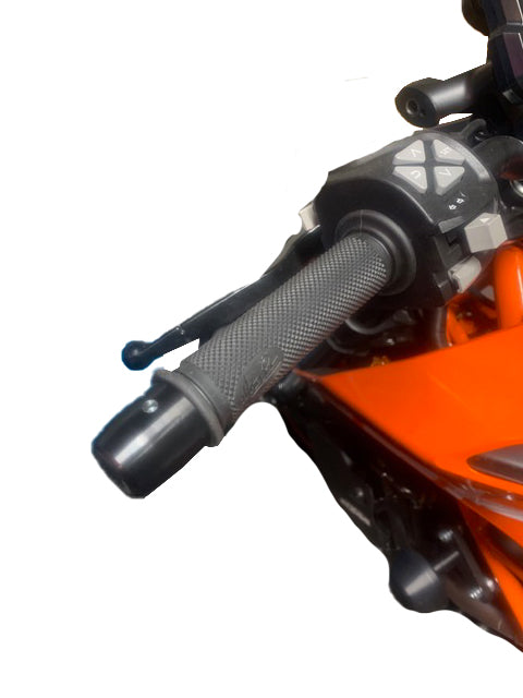 16 0299B Motorcycle Bar End Slider Set - Durable Crash Protection for Handlebars - Perfect for Street Bikes, Cruisers & Sport Bikes - Enhances Safety During Rides & Parking