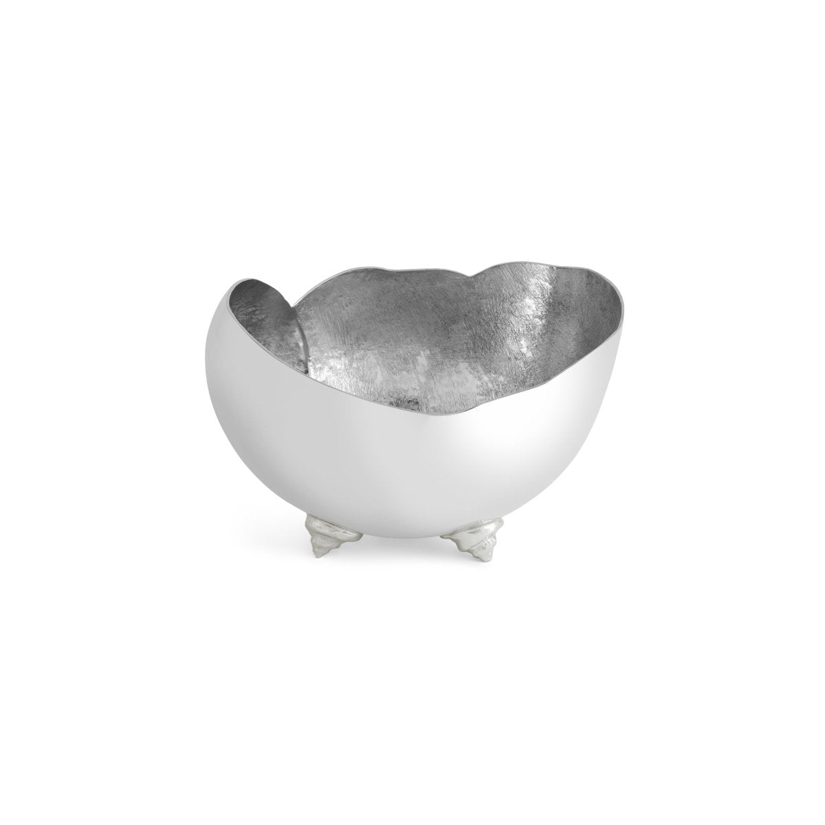 Ocean Reef Moon Shell Bowl - Handcrafted Ceramic Decorative Bowl for Home Decor, Beach Themed Centerpiece | Perfect for Coastal Living Rooms, Bathrooms, and Beach House Decor