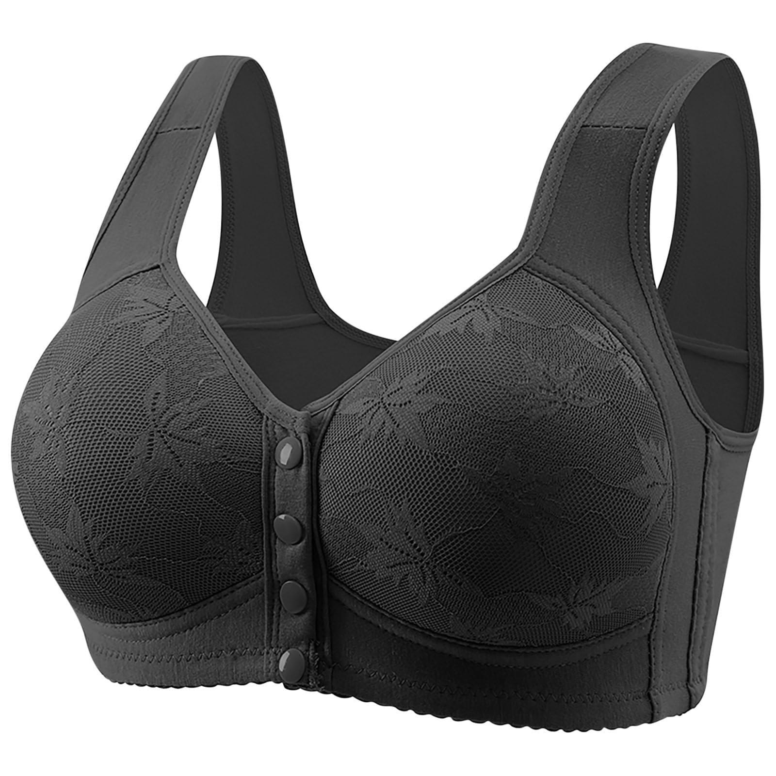 Comfortable Plus Size Wireless Bras for Women - Breathable Mesh T-Shirt Bra, Soft Support No Wire Bras for Older Ladies | Perfect for Daily Wear, Yoga & Relaxation