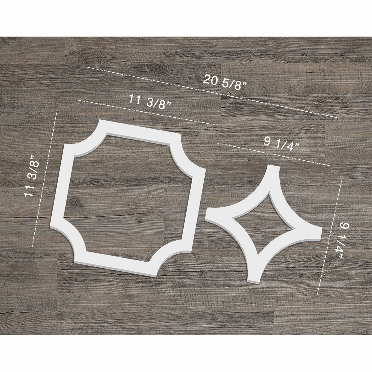 Anderson Decorative Fretwork Wall Panels - Laser Cut Wooden Room Dividers for Home & Office Decor - Perfect for Living Rooms, Bedrooms, and Commercial Spaces
