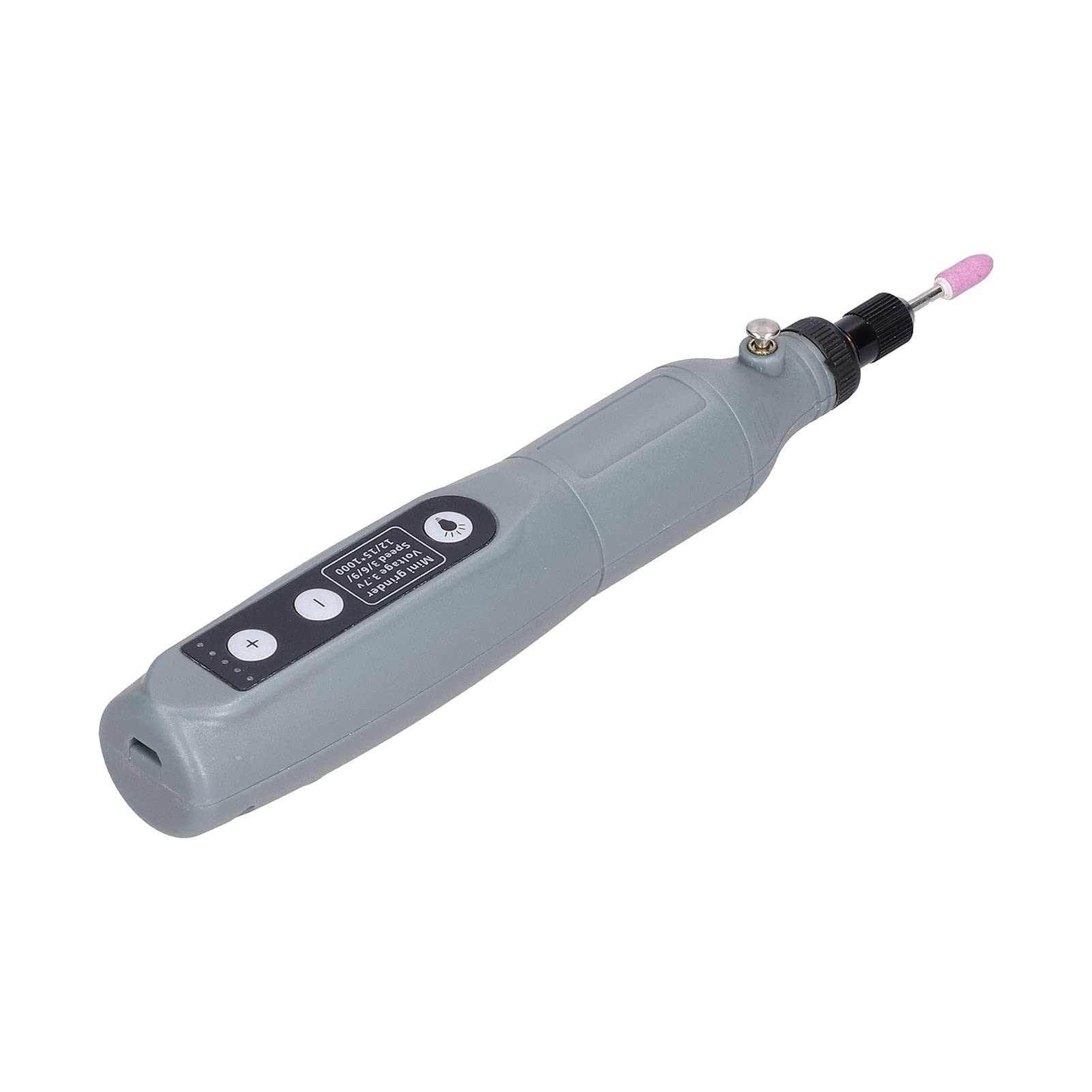 Mini Electric Grinder Drill - 5-Speed Adjustable Rotary Tool for Engraving, Cleaning, Polishing & Cutting | Perfect for DIY Crafts, Woodworking & Metalworking Projects | Gray Power Grinder with 202 RPM Settings