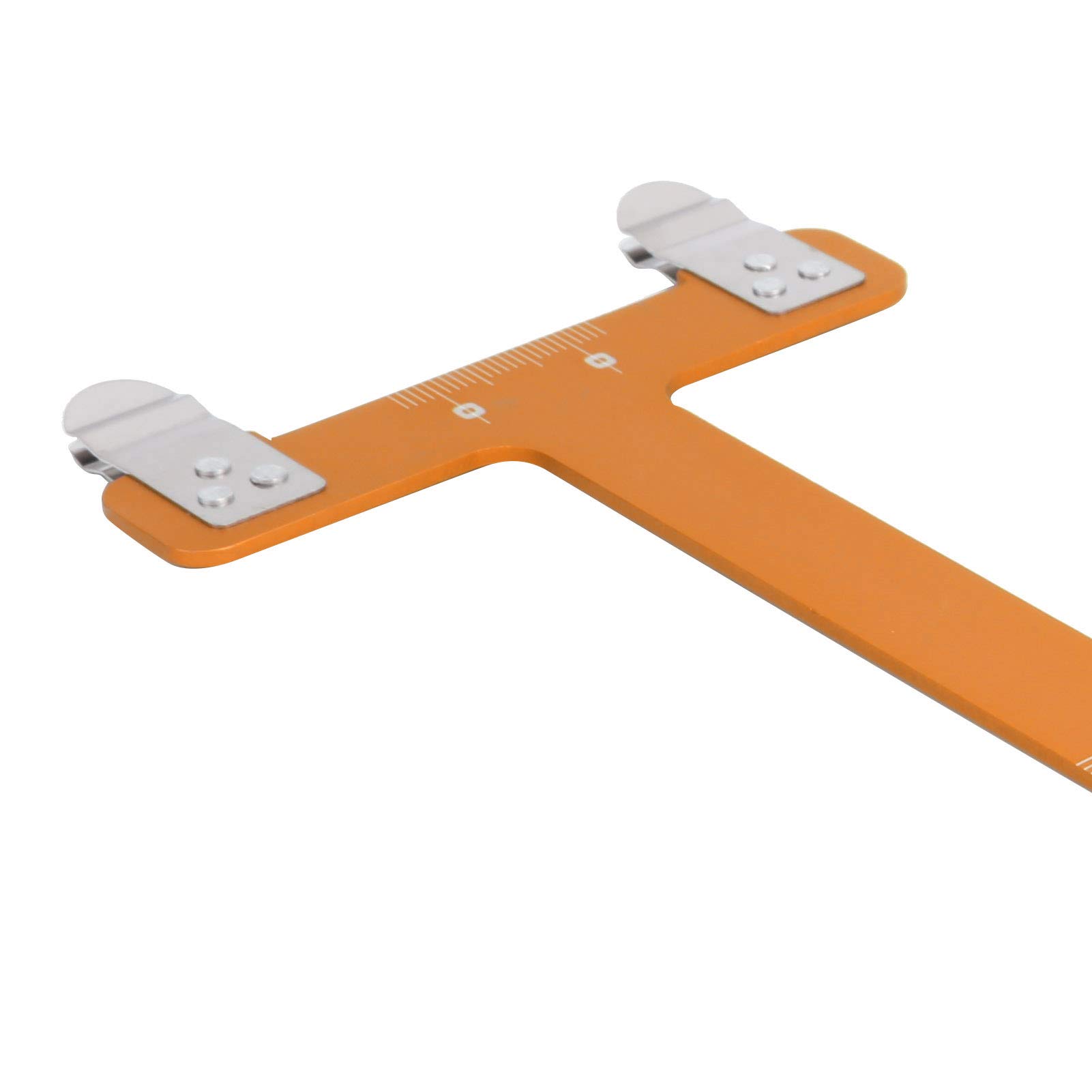 Aluminum Alloy T-Shaped Bow Ruler - Adjustable Chord Distance Measuring Tool for Archery & Carpentry | Precision Measurement for DIY Projects, Woodworking & Bow Tuning