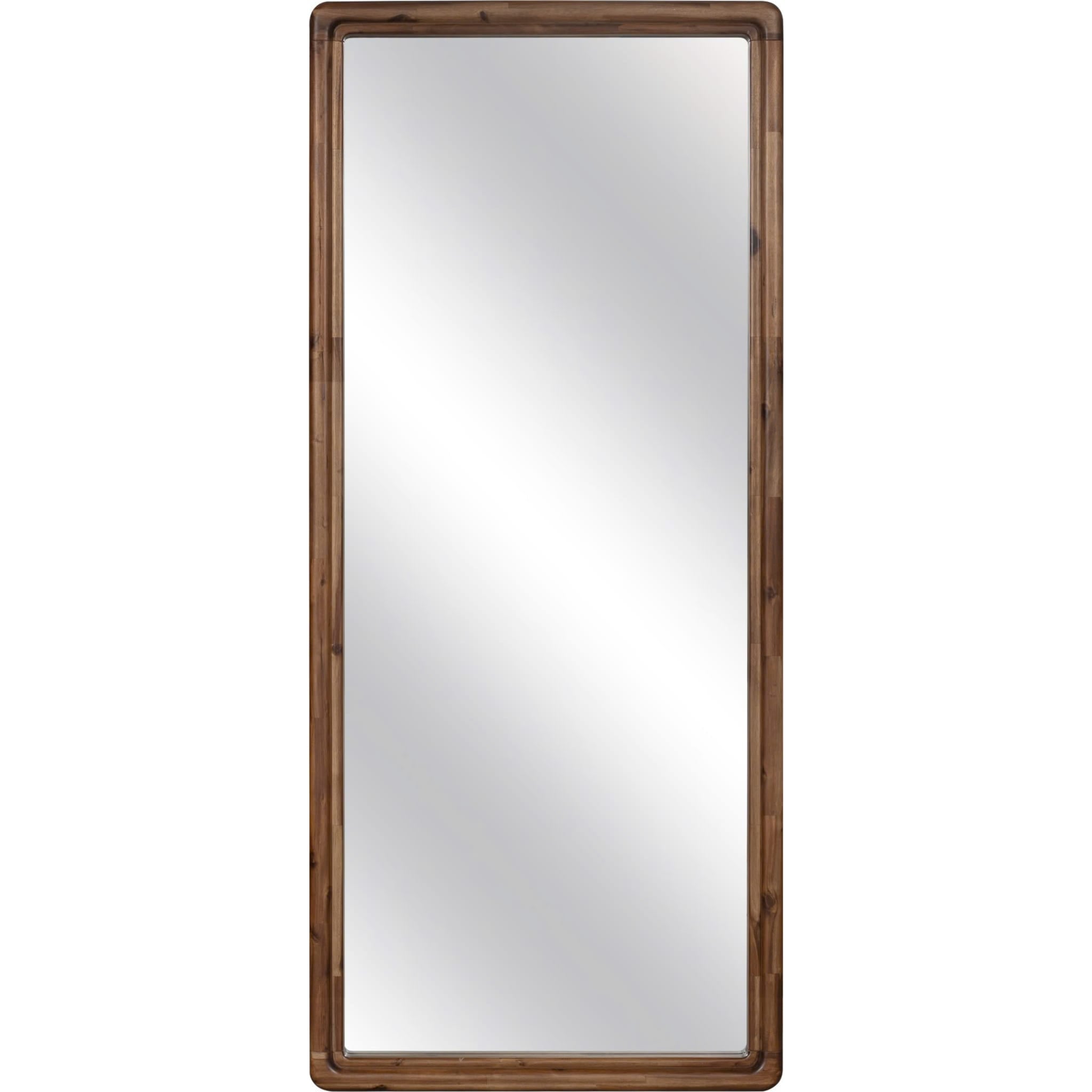 Boka Beveled Glass Floor Mirror in Impala - Full-Length Standing Mirror with Beveled Edges for Bedroom, Living Room, or Entryway Decor