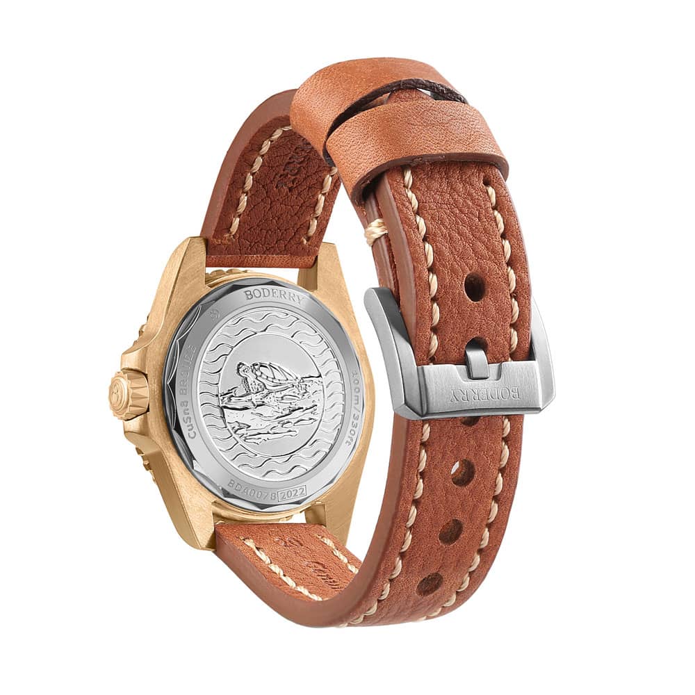 Seaturtle Ocean Bronze Automatic Diving Watch - Limited Edition 150 | Waterproof Chronograph for Men, Professional Scuba Diving & Everyday Wear