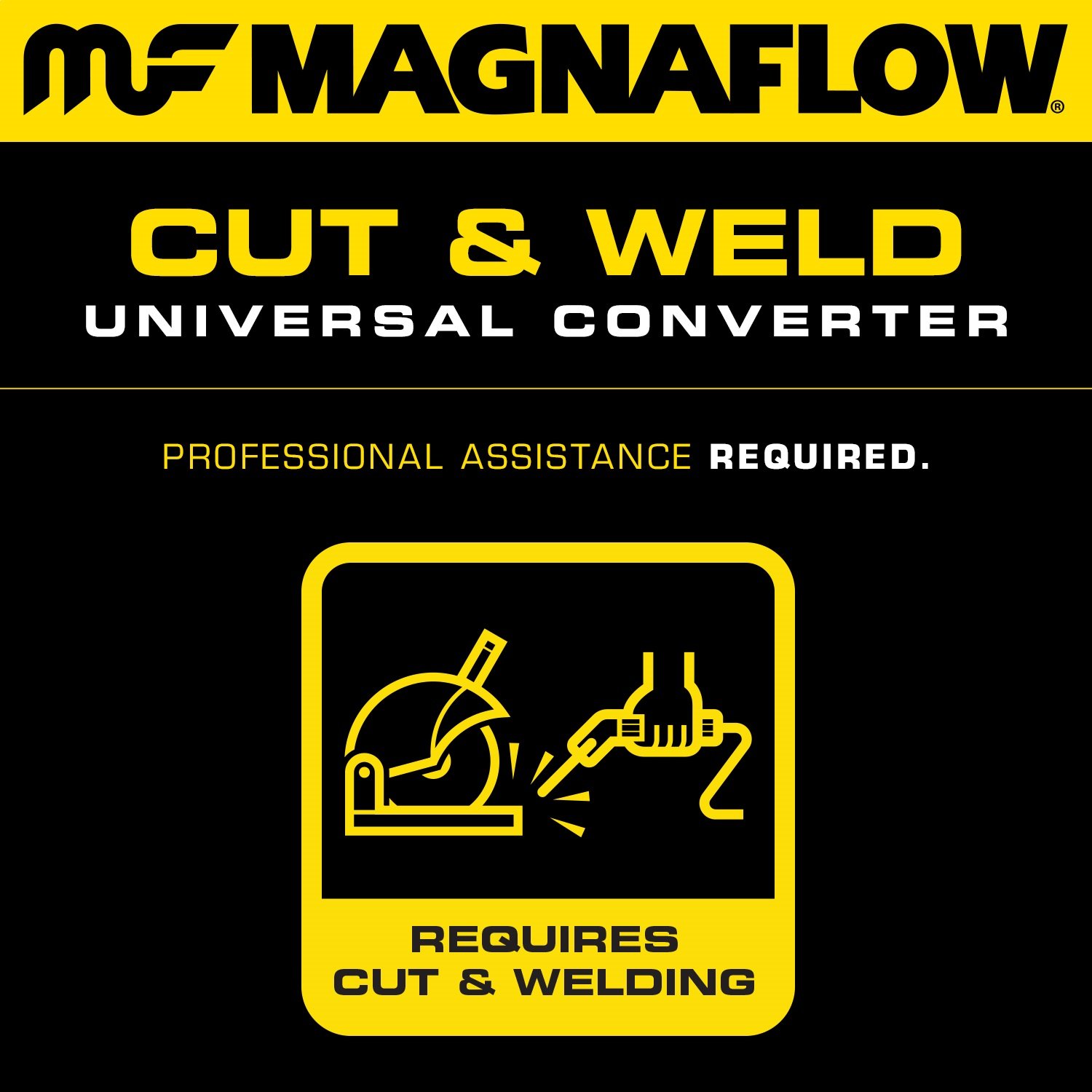 MagnaFlow 49174 Universal Catalytic Converter - High Performance Exhaust System Replacement for Cars & Trucks - Improves Engine Efficiency & Reduces Emissions - Perfect for Daily Commuting & Off-Road Adventures