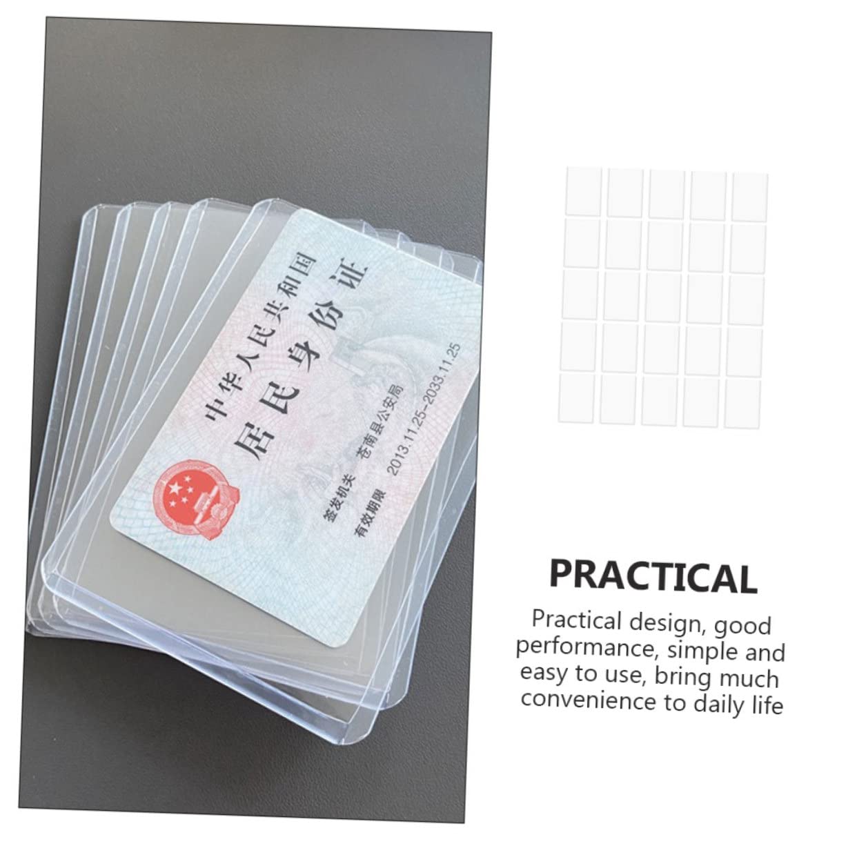 50 Pcs Clear Plastic Baseball Card Holders - Mini Hard Protective Sleeves for Sports Trading Cards & Celebrity Collectibles (Perfect for Storage, Display & Organization)
