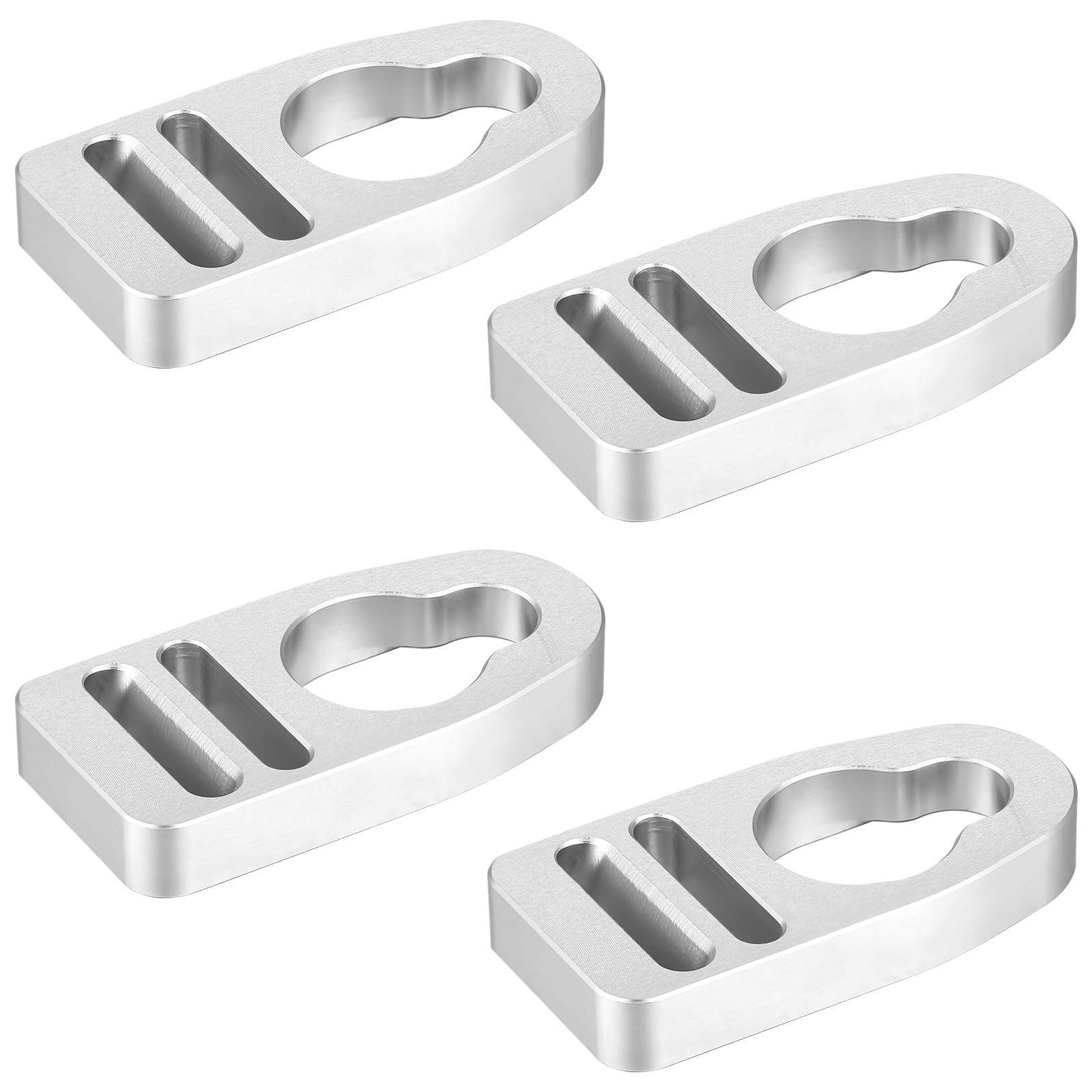 **Zonon 4-Pack Aluminum Kayak Seat Clips & Hooks – Heavy-Duty Replacement Kit for Kayak Seat Repair, Locking Buckle Clips – Perfect for Kayaking, Canoeing, and Outdoor Water Sports**