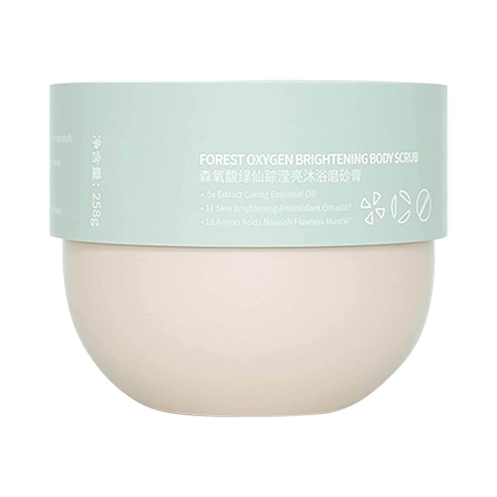 Bump Eraser Body Scrub with Green Tea & Oxygen Fragrance - Exfoliating Treatment for Damaged Hair & Skin - Perfect for Spa Days & Post-Workout Refreshment