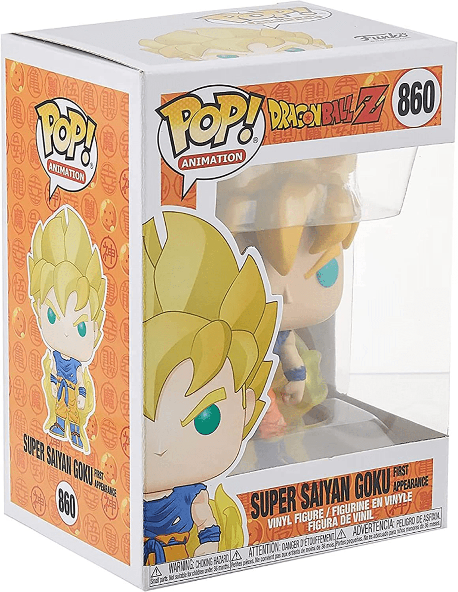 Dragon Ball Z Super Saiyan Goku Funko Pop Vinyl Figure #860 - Anime Collectible for Display & Gifts