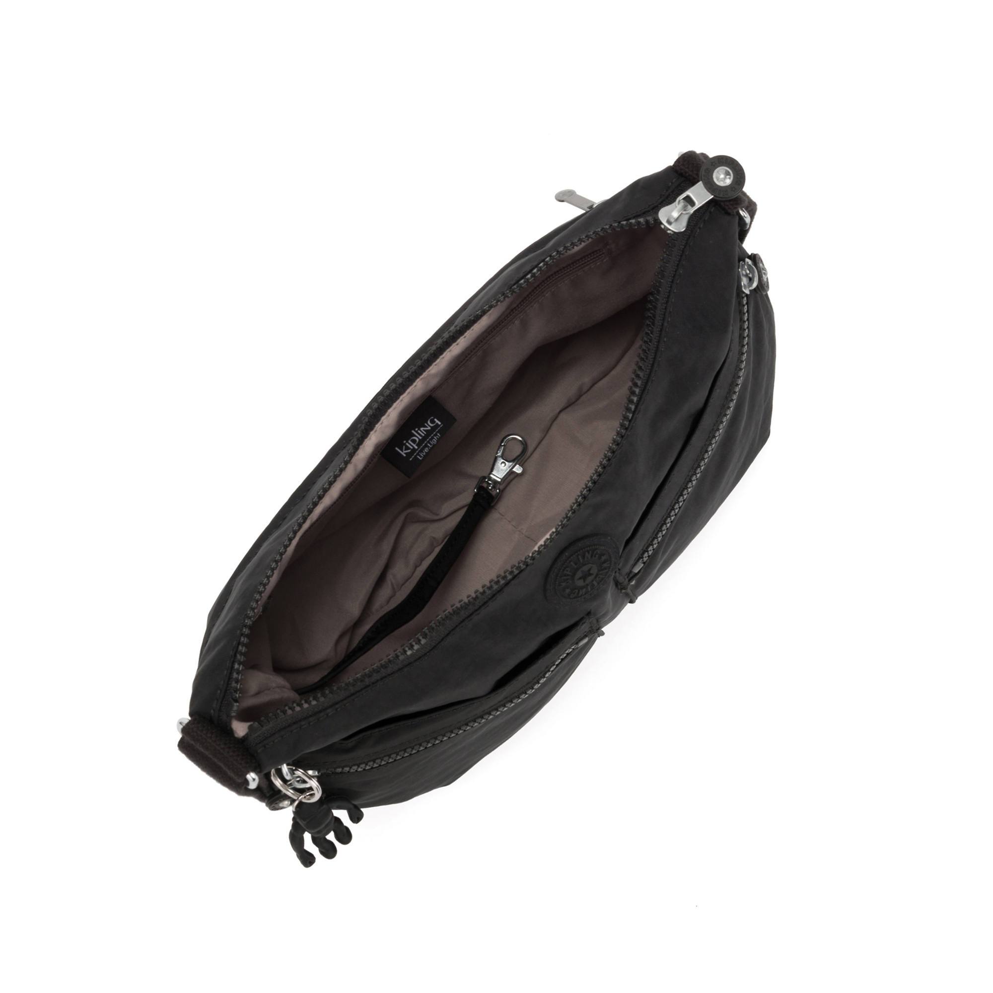Kipling Izellah Crossbody Bag - Stylish & Lightweight Shoulder Purse for Women | Black Noir | Perfect for Travel, Work & Everyday Use