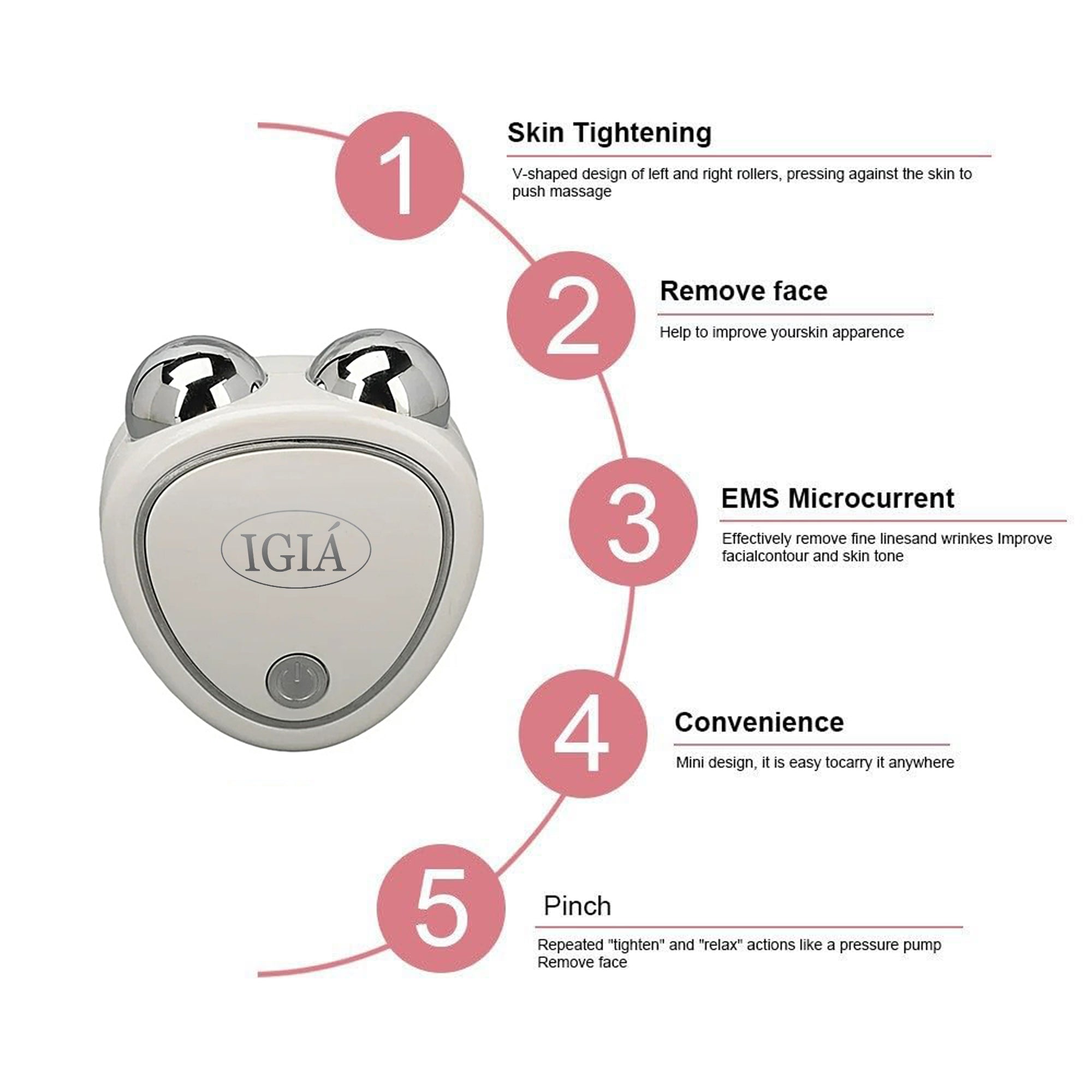 IGIA ULTRA TONE NANO - Professional Wireless Bluetooth Speaker with HD Sound, Portable Waterproof Speaker for Outdoor, Travel, Beach, Pool Party & Home Use