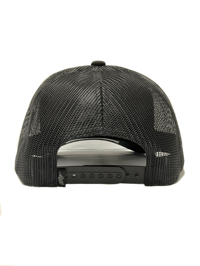 Hooey 2105T BK STERLING Mid Profile Snapback Trucker Hat - Grey & Black Adjustable Baseball Cap for Men & Women - Perfect for Outdoor Activities, Sports & Casual Wear