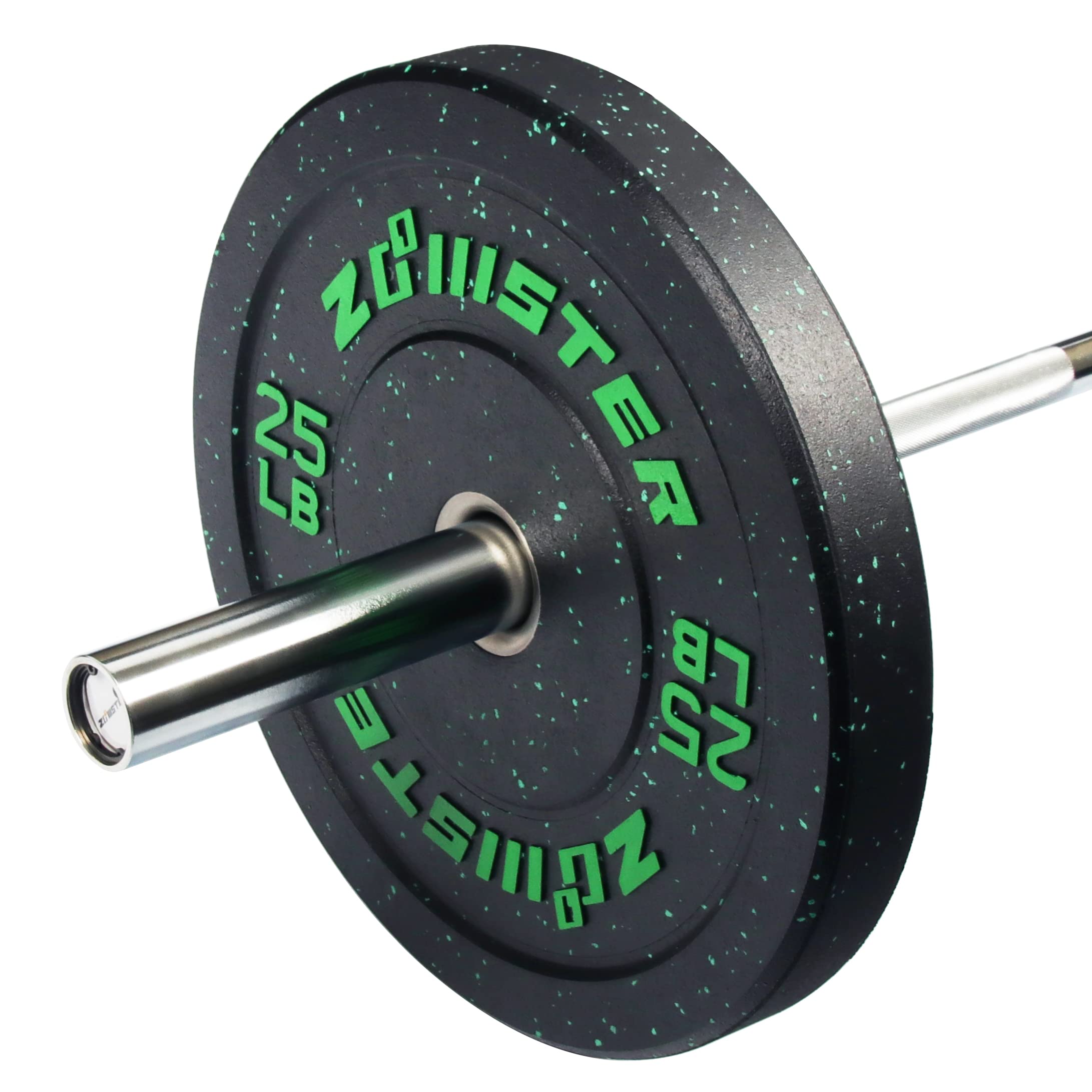 Olympic Bumper Plates - High Bounce Weight Plates with Steel Insert for Strength Training & Weightlifting - Perfect for CrossFit, Home Gym & Commercial Fitness Centers