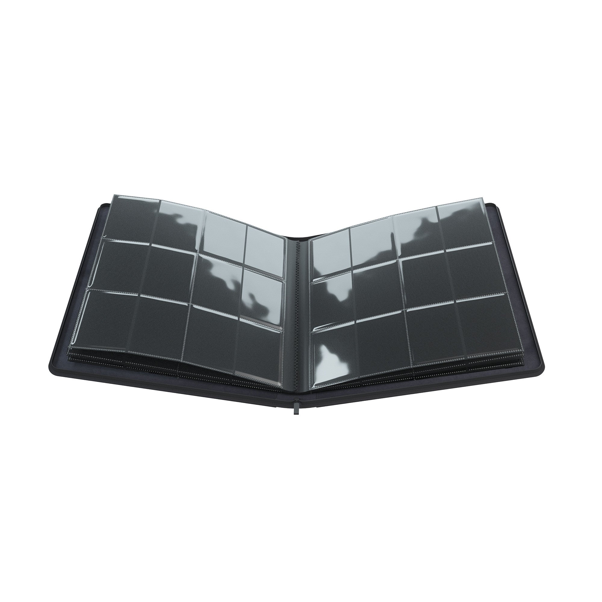 24-Pocket Black Zip Up Photo Album - Perfect for Scrapbooking, Wedding Photos, and Family Memories Storage