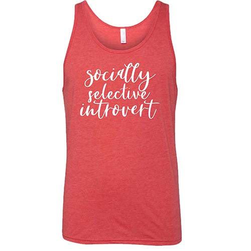 Socially Selective Introvert Shirt - Funny Unisex T-Shirt for Men & Women - Perfect for Casual Wear, Parties & Gifts