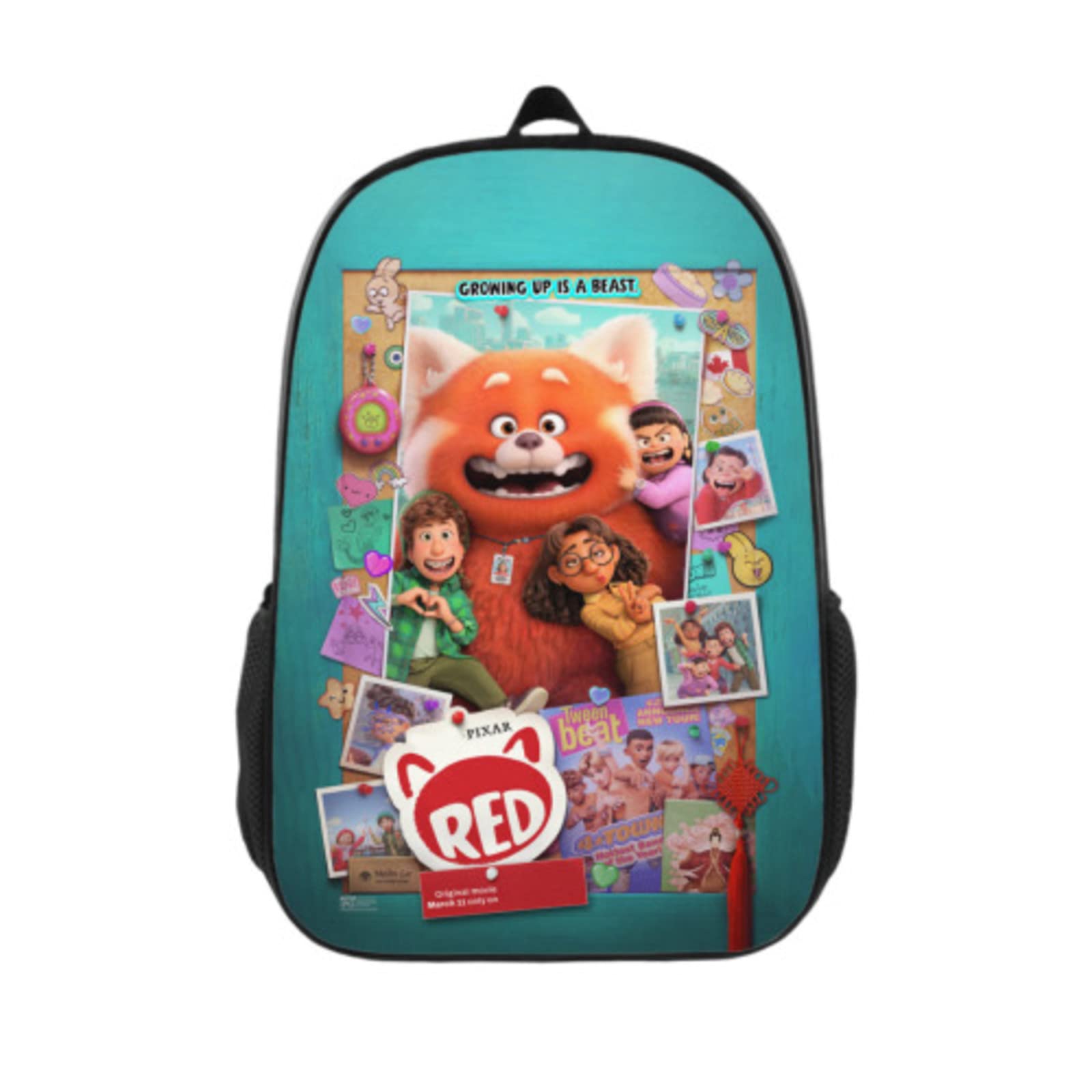 Stylish Teen Travel Backpack with Laptop Compartment - Durable School Backpack & Cartoon Design Daypack for High School Students - Perfect for School, College, Travel & Daily Commute