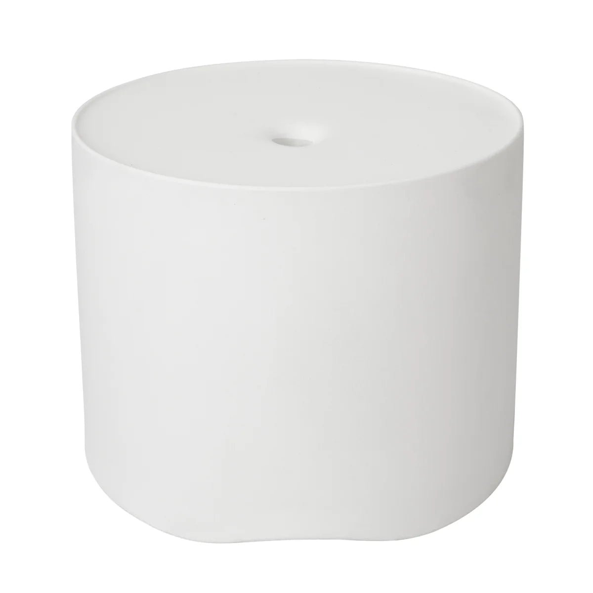 Kai Side Table - Modern Arctic White Floating Nightstand for Bedroom, Living Room | Minimalist End Table with Storage Shelf | Small Space Furniture for Apartments & Dorms
