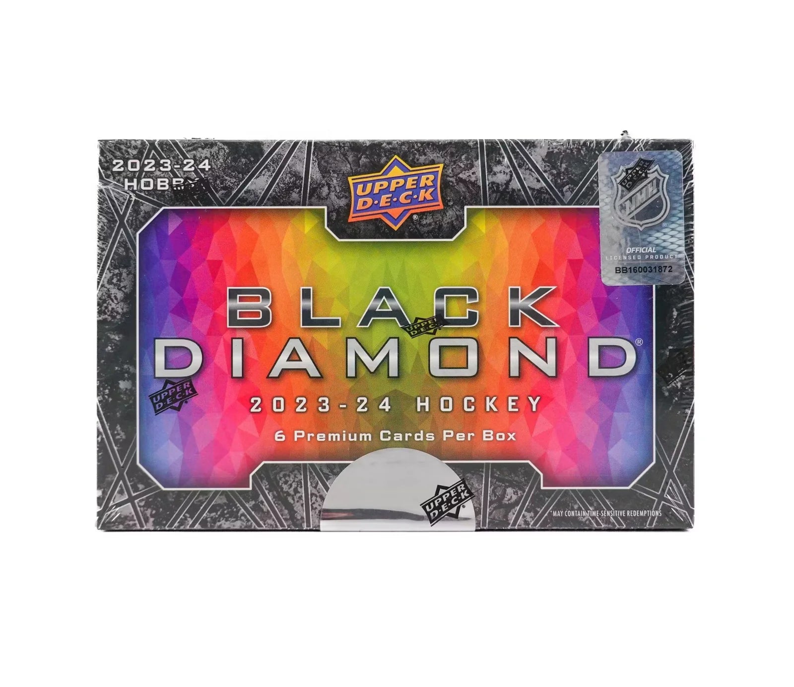 2023-24 Upper Deck Black Diamond Hockey Hobby Box - Premium Collectible Trading Cards for NHL Fans - Perfect for Collectors, Investors & Fantasy Sports Enthusiasts