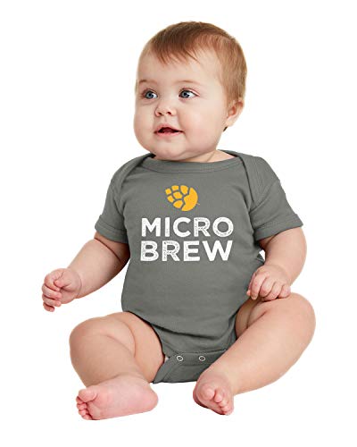 Micro Brew | Infant Bodysuit | Charcoal