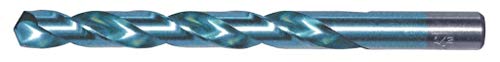 Chicago-Latrobe Jobber Length Drill Bit - Size V, 135° Point Angle, High Speed Steel with TiCN Coating - Pack of 2 - Ideal for Metalworking, Woodworking & DIY Projects