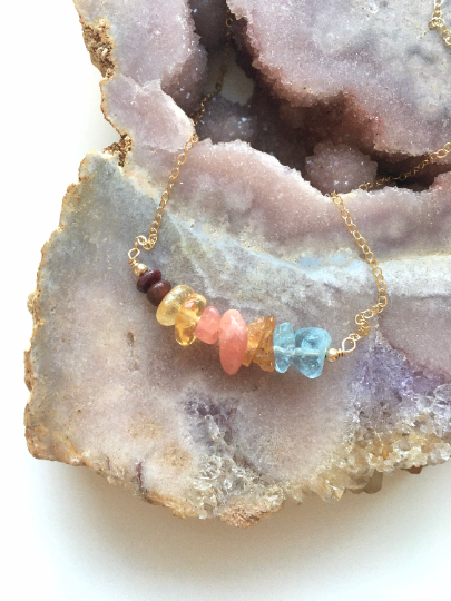 Scorpio Zodiac Sign Crystal Necklace - October & November Birthday Gift for Women - Zodiac Jewelry with Healing Properties - Perfect for Spiritual Healing, Meditation & Astrology Lovers