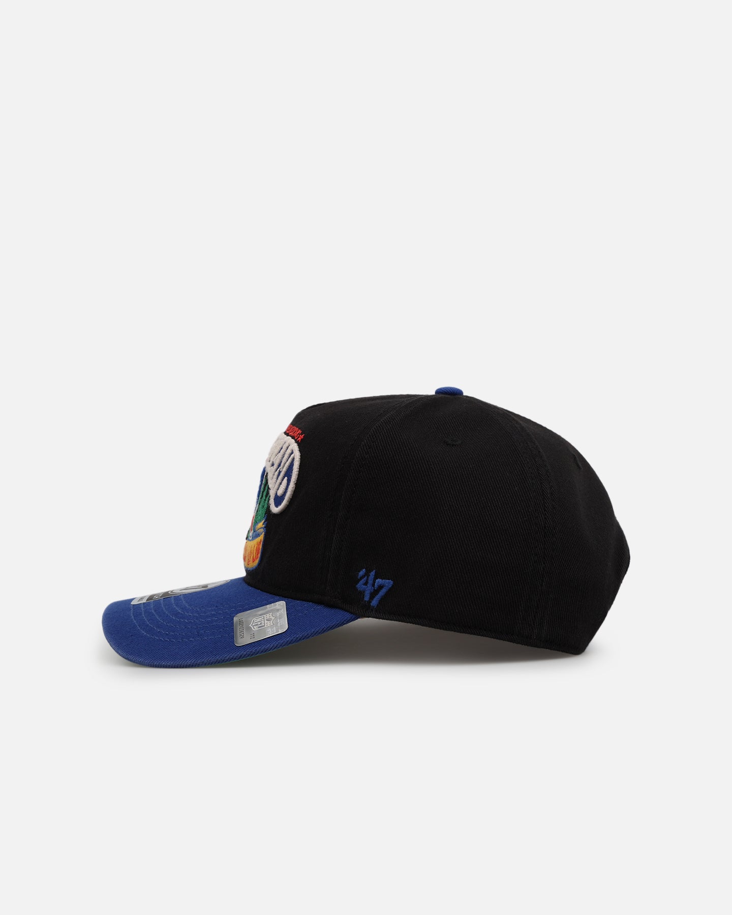 47 Brand New England Patriots 'NFL Trophy Case' Premium Hitch Snapback Cap - Black/Blue Adjustable Hat for Football Fans, Game Day Outfits & Sports Collectibles