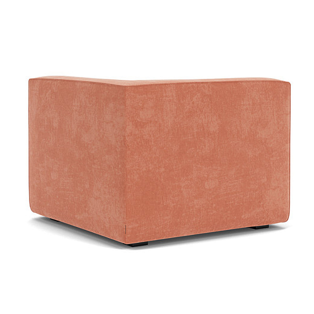 Modern Dane Fabric 1-Seater Left Corner Modular Sofa - Compact Sectional Couch for Small Living Rooms & Apartments