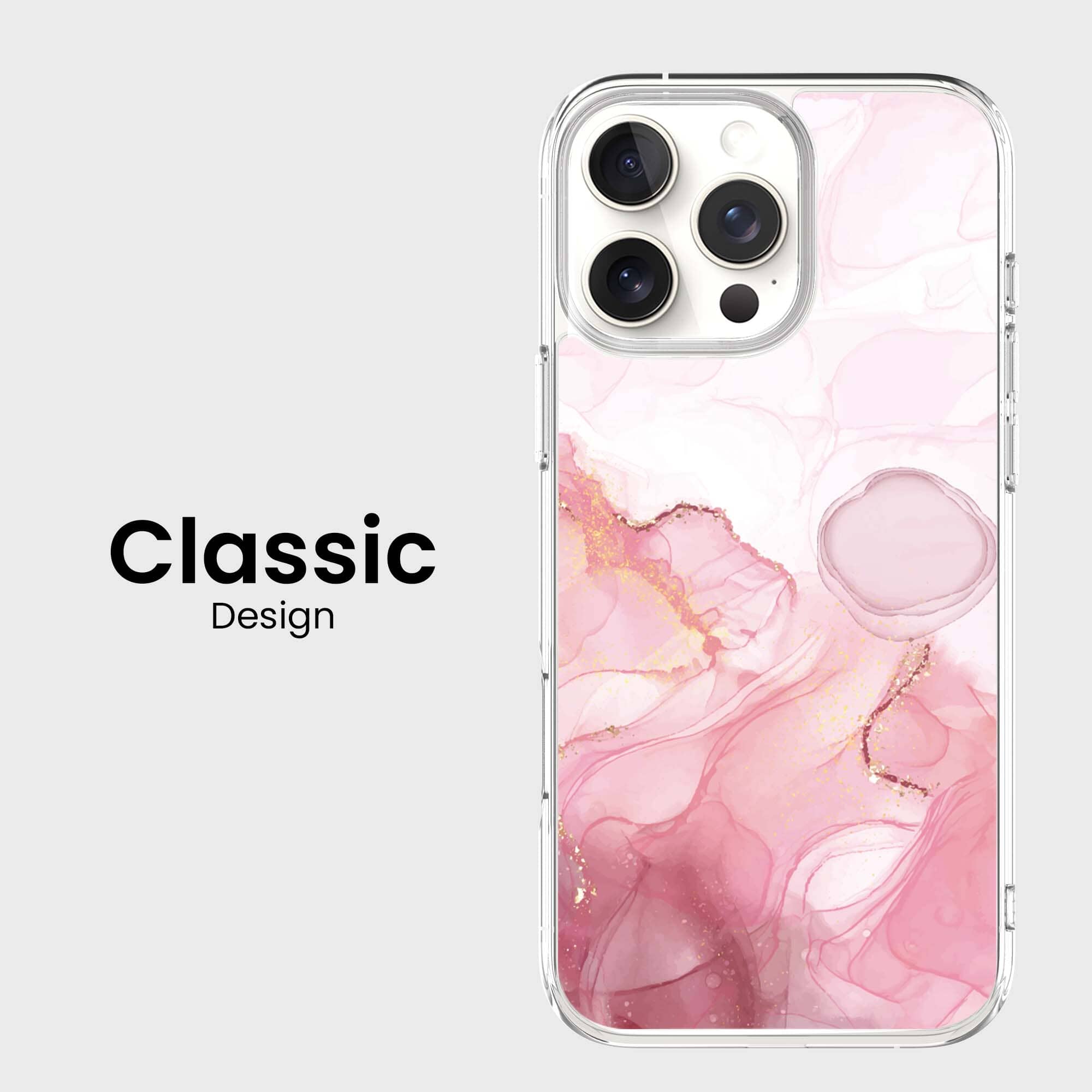 iPhone 16 Pro Max Case with MagSafe - Pink Marble Design | Shockproof & Wireless Charging Compatible | Perfect for Work, Travel & Everyday Protection