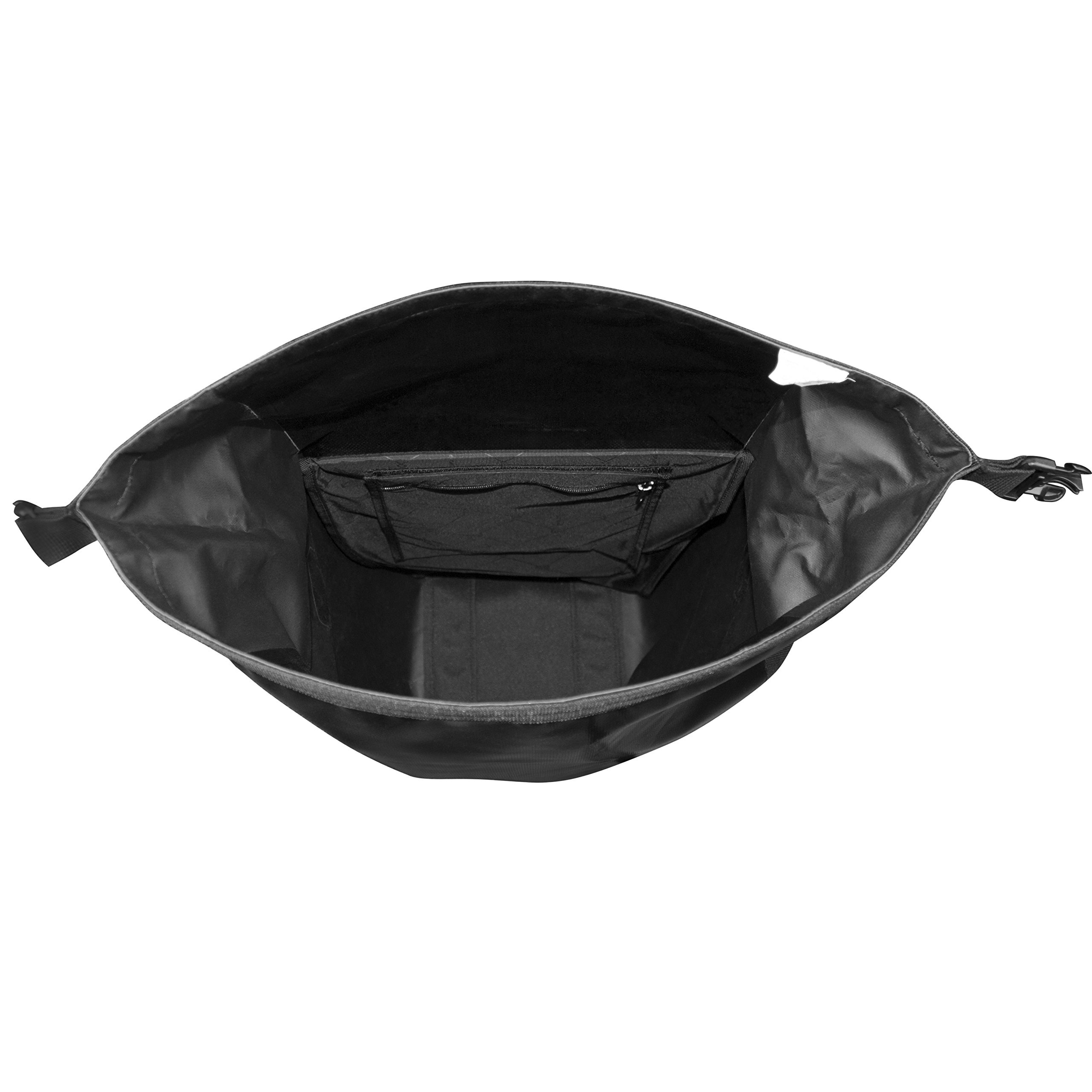 **Ibera 30L Waterproof Bike Panniers (Pair) - Quick-Release Clip-On Bicycle Saddle Bags with Rain Cover - Fits Most Rear Racks - Perfect for Commuting, Touring & Outdoor Adventures (Black)**