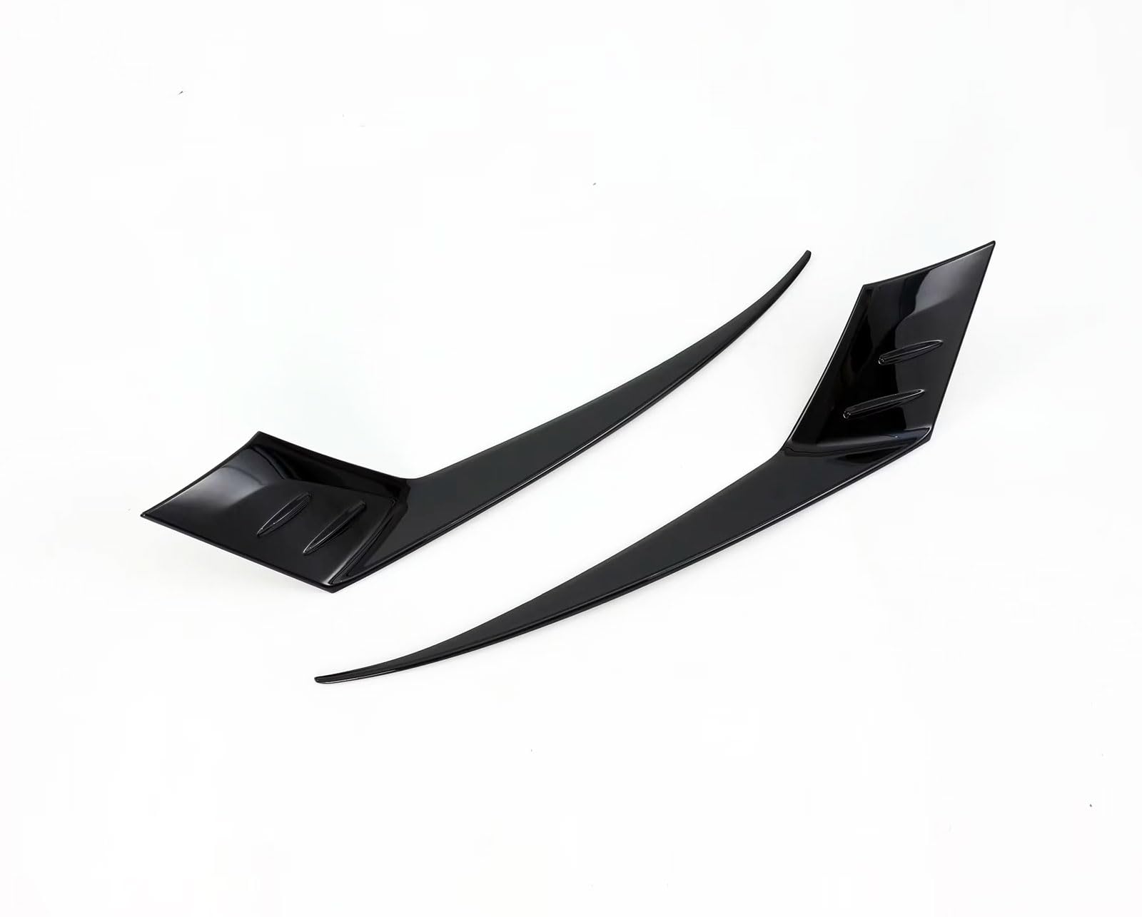 2023-2024 Honda Accord Front Headlight Eyelid Cover Trim - ABS Black Headlight Eyebrow Panel Sticker (2PCS) | Exterior Car Accessories for Enhanced Style & Night Driving Safety