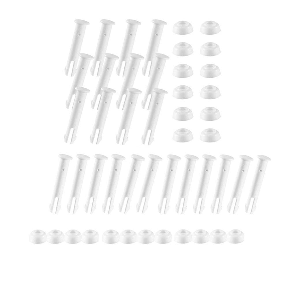 DOITOOL 12PCS Pool Maintenance Kit with Plastic & Rubber Parts - Compatible with Rectangular & Metal Frame Inflatable Pools | Swimming Pool Accessories for Cleaning & Repair | Perfect for Backyard, Patio & Summer Fun