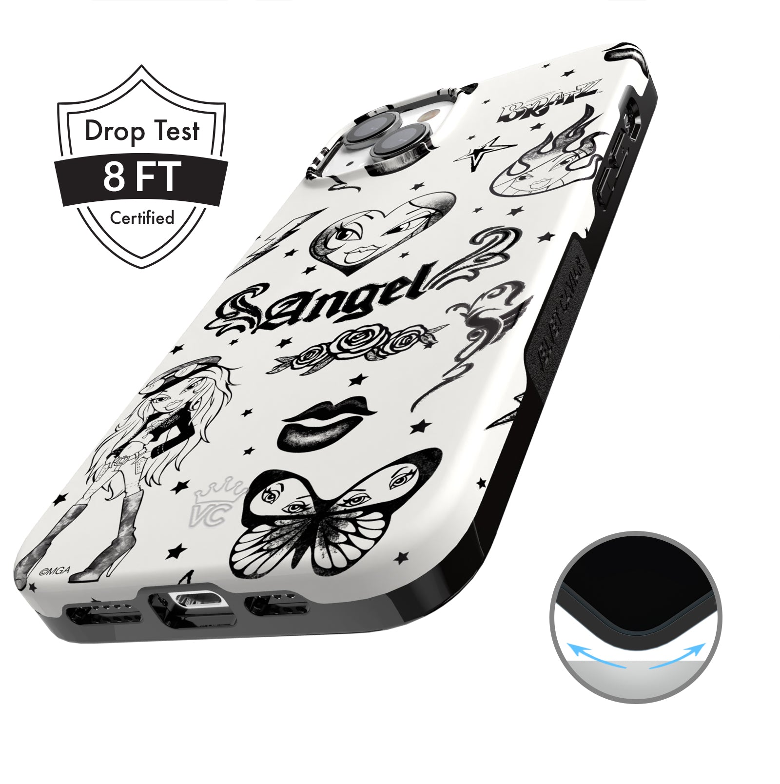 Bratz Inked iPhone Case - Stylish Protective Phone Cover for Bratz Fans | Perfect for Everyday Use, School & Travel