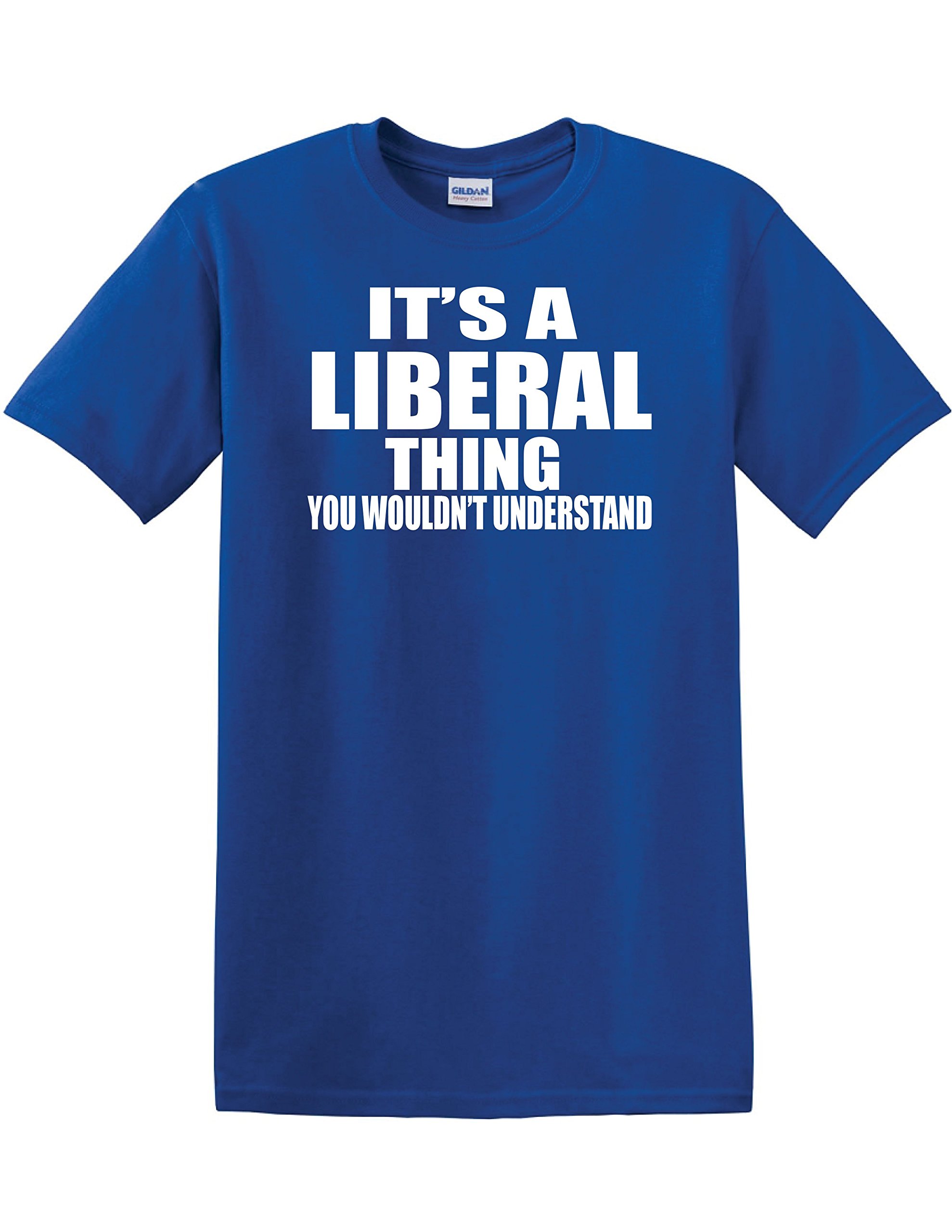 Liberal Attitude Royal Blue T-Shirt | Political Statement Tee for Men & Women | Perfect for Protests, Rallies & Casual Wear