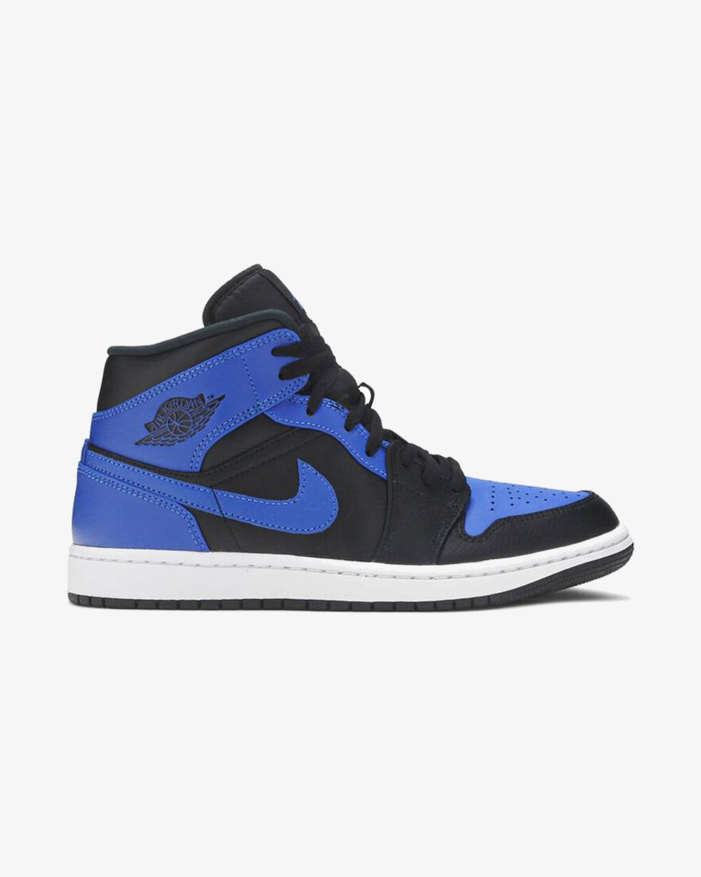 Nike Air Jordan 1 Mid Hyper Royal Blue Basketball Shoes for Men - Stylish Sneakers for Casual Wear, Street Fashion & Sports Performance