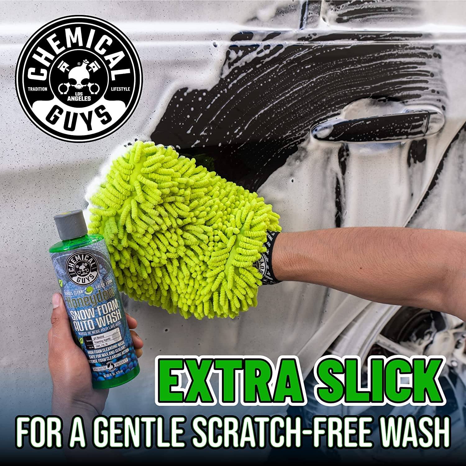 Chemical Guys HOL169 16-Piece Car Wash Kit with Foam Cannon, Bucket & 6 Cleaning Chemicals (16oz Each) - Perfect for Car & Truck Lovers, DIY Detailing & Pressure Washer Use - Ideal Gift for Dad, Birthday & Car Enthusiasts - Complete Auto Detailing Kit for Home & Professional Use