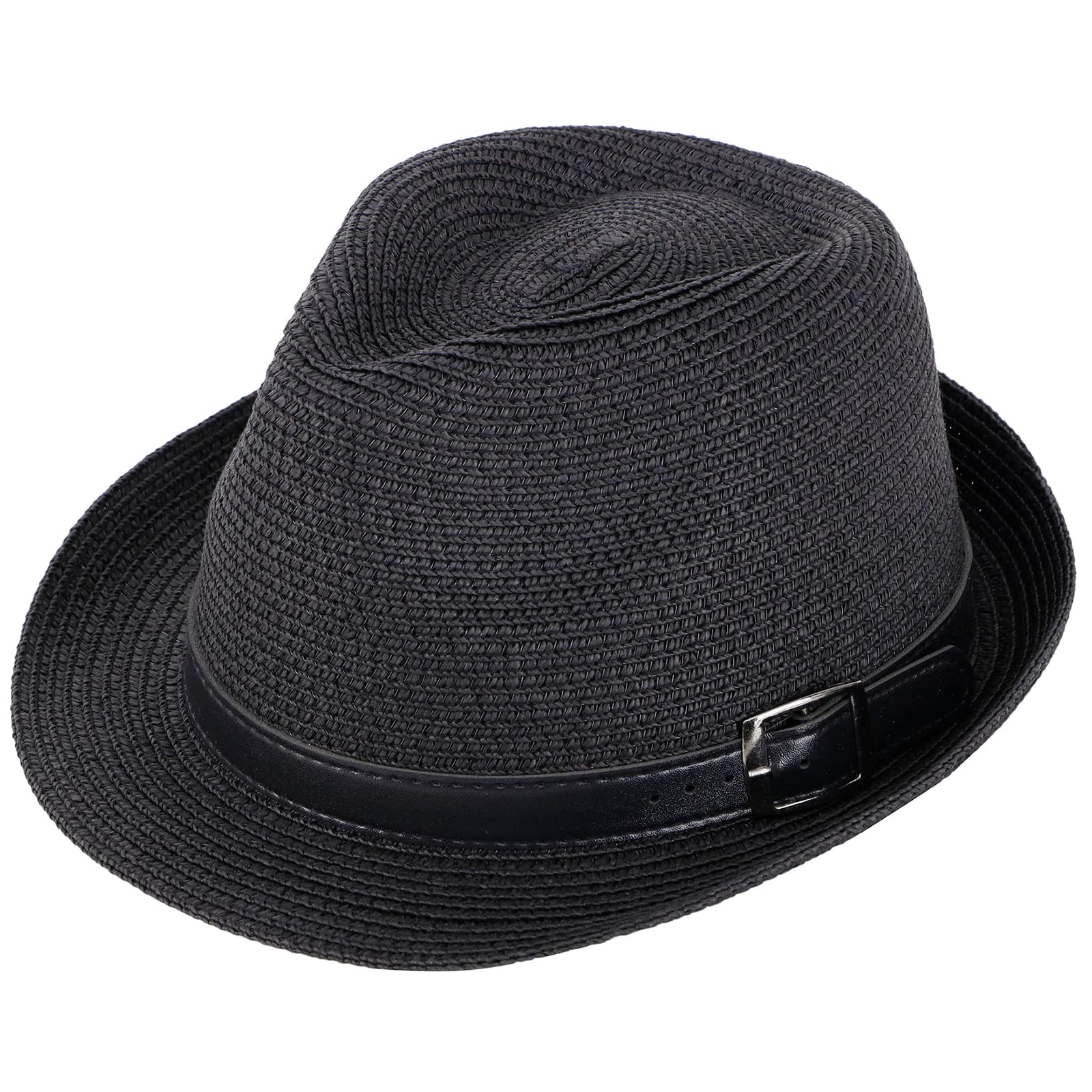 Stylish Straw Fedora Hats for Men & Women - Summer Sun Protection