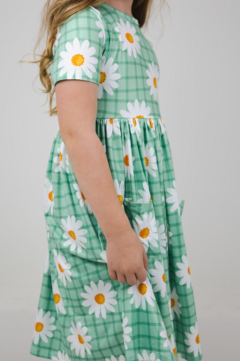 Off the Grid Short Sleeve Pocket Twirl Dress - Summer Casual Flowy Swing Dress for Women, Perfect for Beach Vacations, Picnics & Date Nights