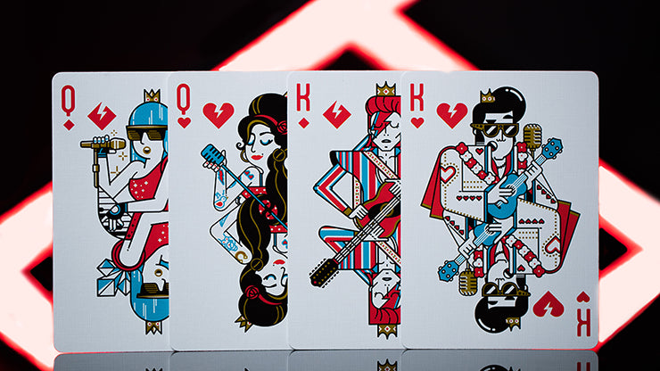 Pop Star Playing Cards - Premium Quality Deck for Magic Tricks, Poker & Card Games - Perfect for Parties, Travel & Family Game Nights
