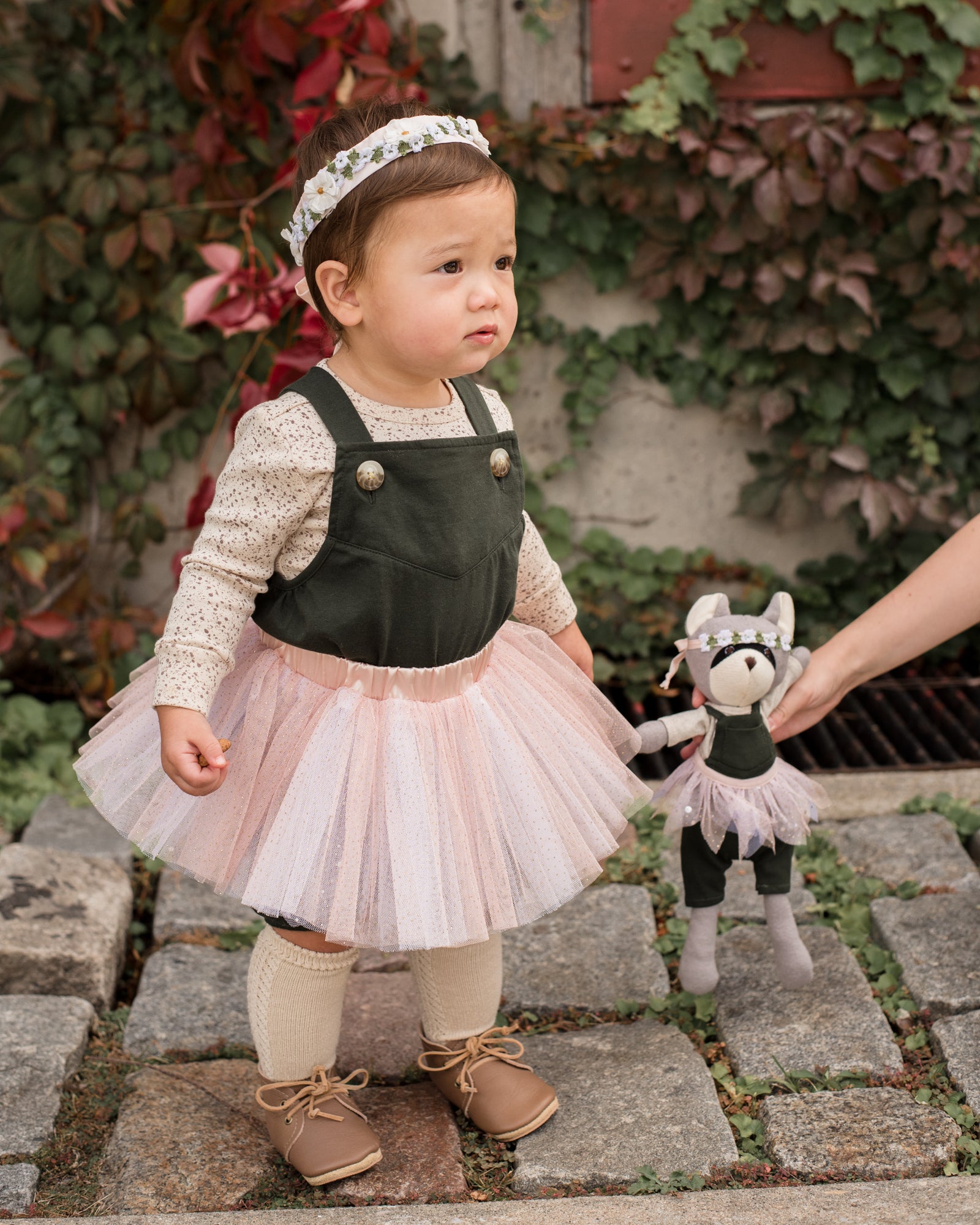 Firefly Pink Tutu Dress for Dolls - Elegant Ballet Skirt for Barbie & American Girl Dolls - Perfect for Dress-Up, Photo Shoots & Tea Parties