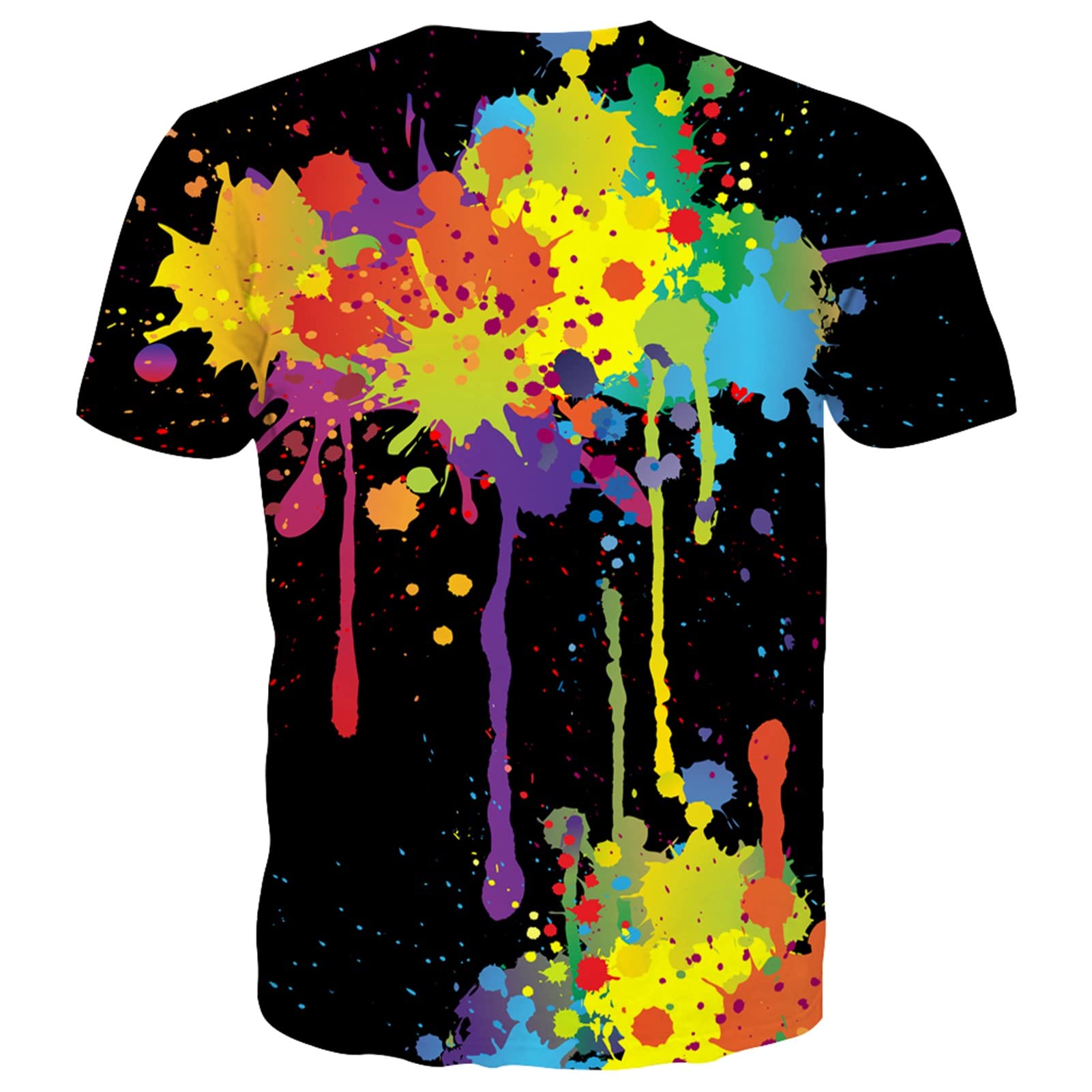Yasswete Unisex 3D Printed Graphic T-Shirt - Short Sleeve Casual Tee for Men & Women - Perfect for Streetwear, Parties, and Everyday Fashion