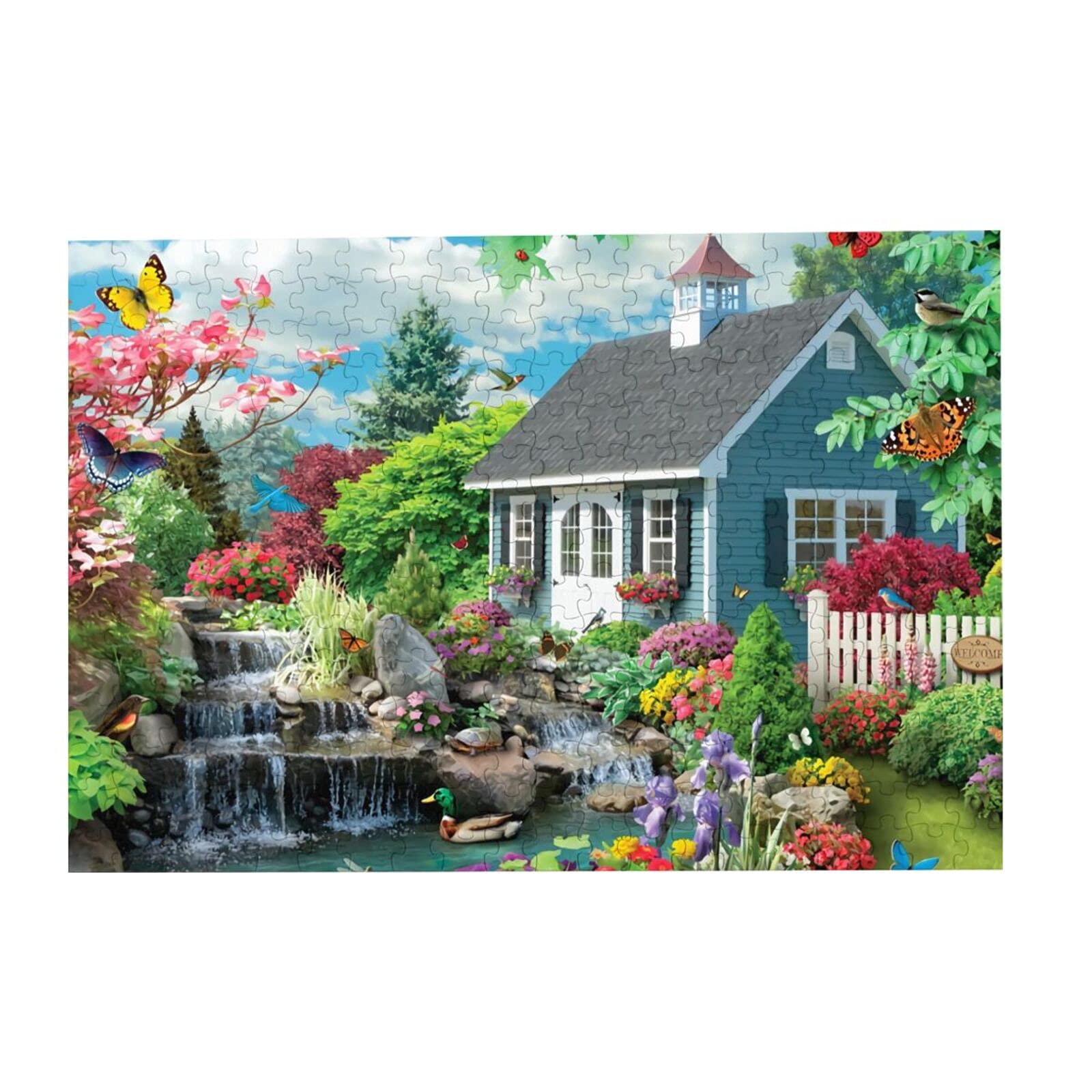 300 Piece Wooden Jigsaw Puzzle for Adults & Kids - Large Landscape Puzzle Game, Unique Wall Art Decor, Creative Gift for Teens & Family - Perfect for Home Decor, Stress Relief & Family Bonding Activities