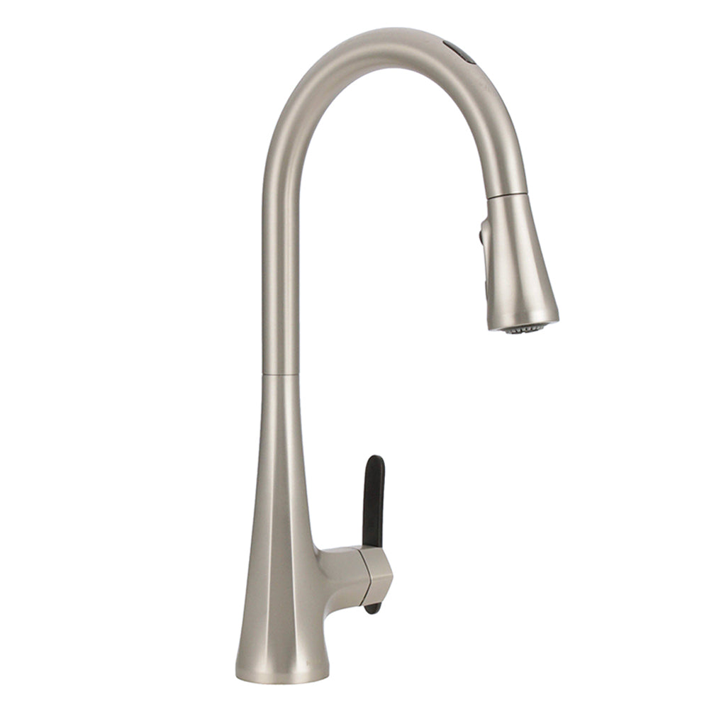 Moen® Stainless Steel Smart Single Handle High Arc Pull Down Kitchen Faucet with Touchless Technology - Perfect for Modern Kitchens and Easy Cooking Cleanup
