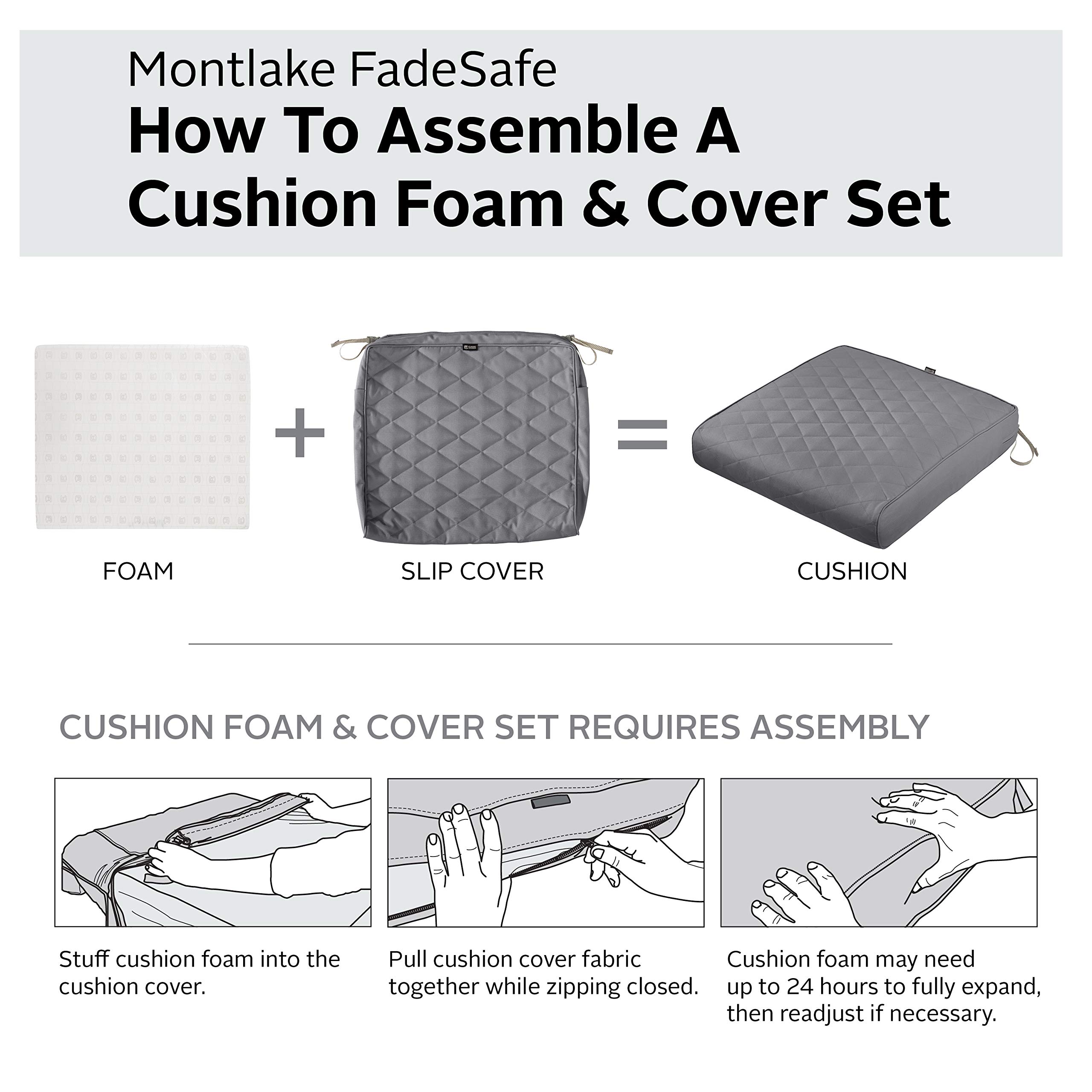 Classic Accessories Montlake Outdoor Chaise Lounge Cushion - 80