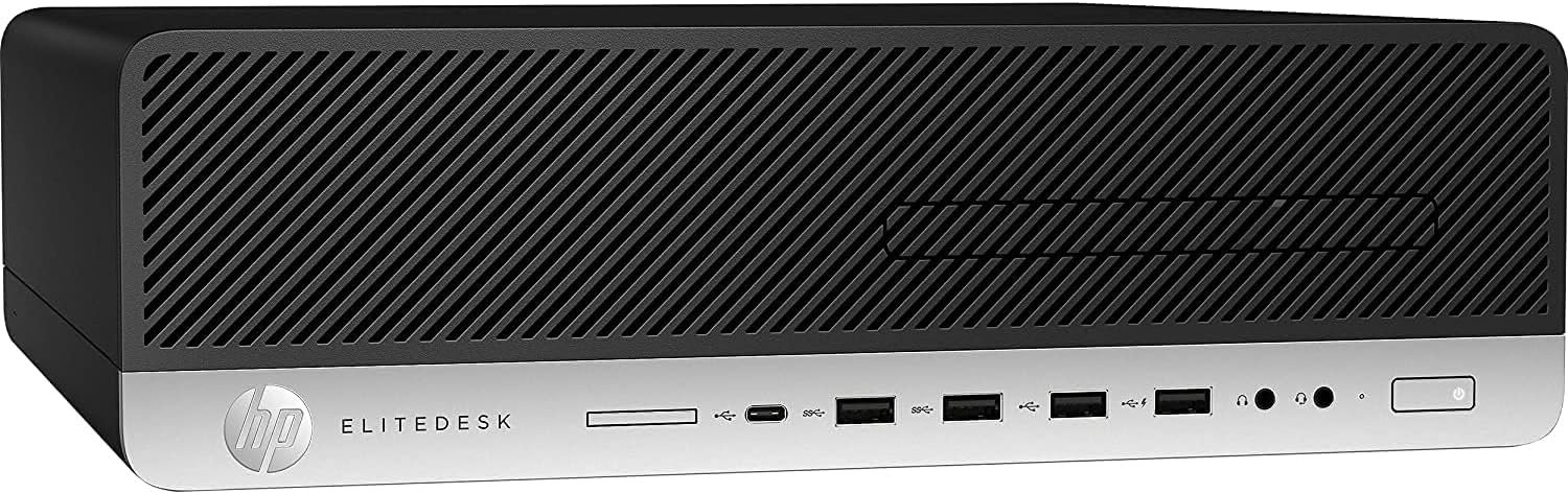 HP EliteDesk 800 G3 SFF Business Desktop Computer - Intel Core i7-6700 Processor up to 4.0GHz, 16GB DDR4 RAM, 512GB NVMe M.2 SSD, WiFi, Bluetooth, Dual Monitor Support - Includes Wireless Keyboard & Mouse - Windows 10 Pro (Renewed) - Perfect for Office Work, Home Use, and Business Computing
