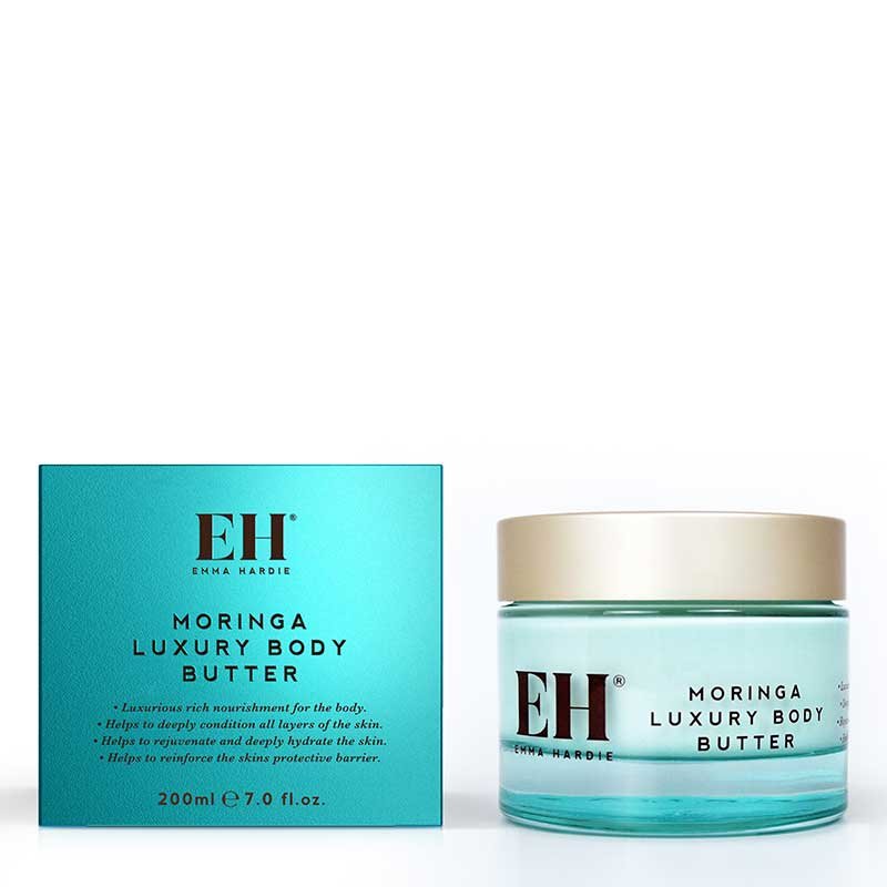 Emma Hardie Moringa Luxury Body Butter - Ultra Hydrating & Nourishing Moisturizer for Dry Skin | Perfect for Daily Use & Spa Nights