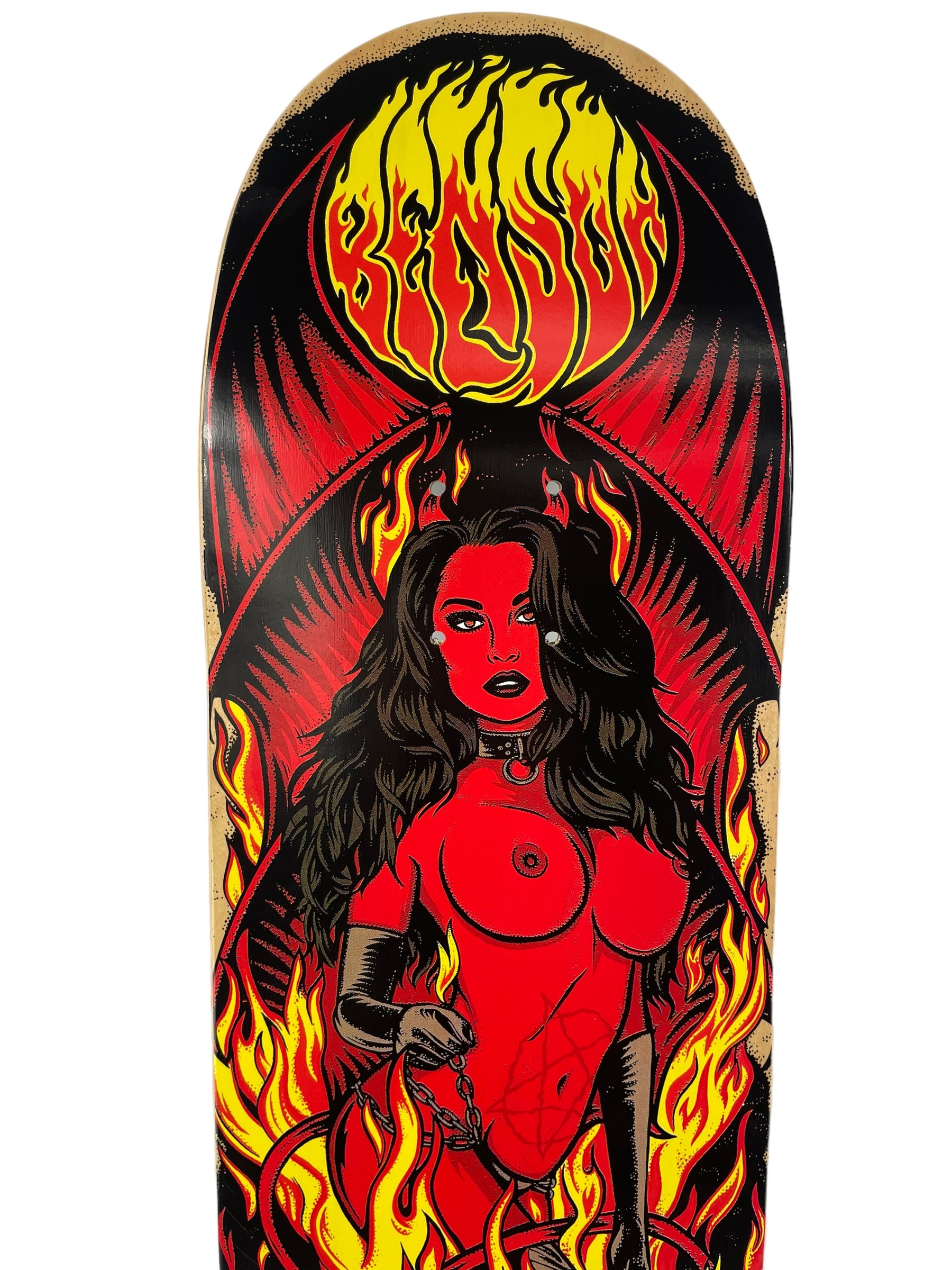 Benson Devil RED Pro Skateboard Deck for Women - Death Skateboards - Choose Your Size - Perfect for Street Skating & Park Tricks