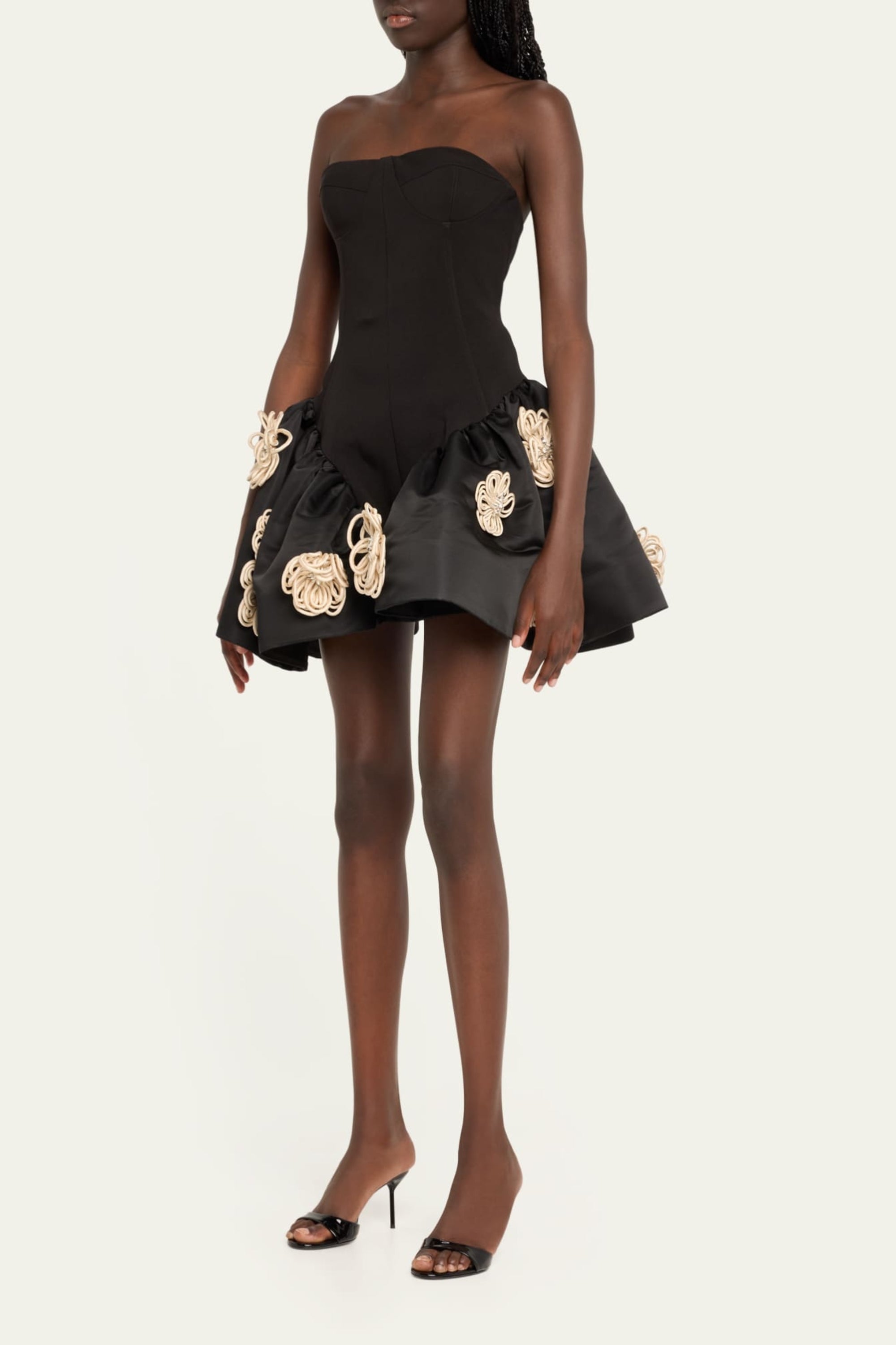 Floral Mini Bandage Dress - Sexy Bodycon Dress for Women, Perfect for Night Out, Party & Date Night